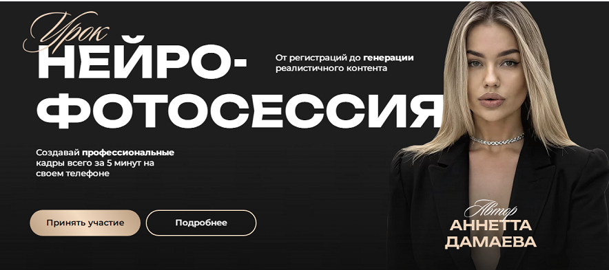 Нейро-фотосессия. Тариф Нейро-фотосессия (Аннетта Дамаева)