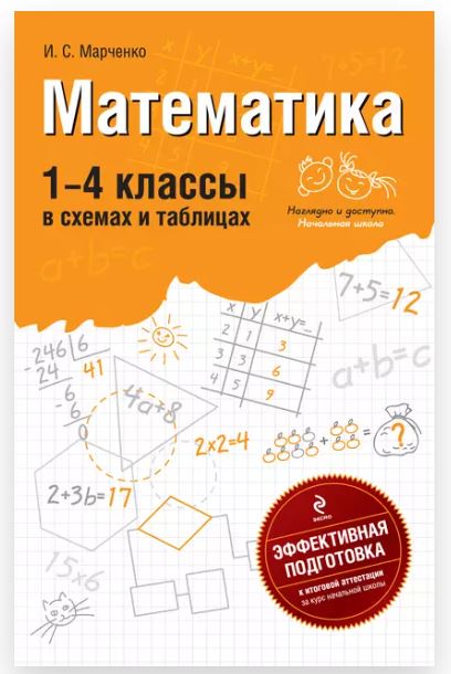 Математика. 1-4 классы: В схемах и таблицах (Ирина Марченко)