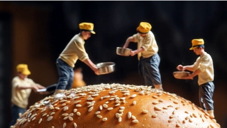 Создание креатива в нейросети с микрочеловечками (Игорь Бабко)