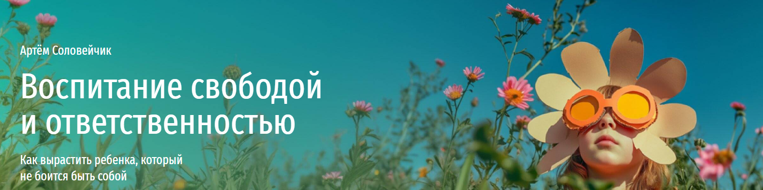 Воспитание свободой и ответственностью. Как вырастить ребенка, который не боится быть собой (Артем Соловейчик)