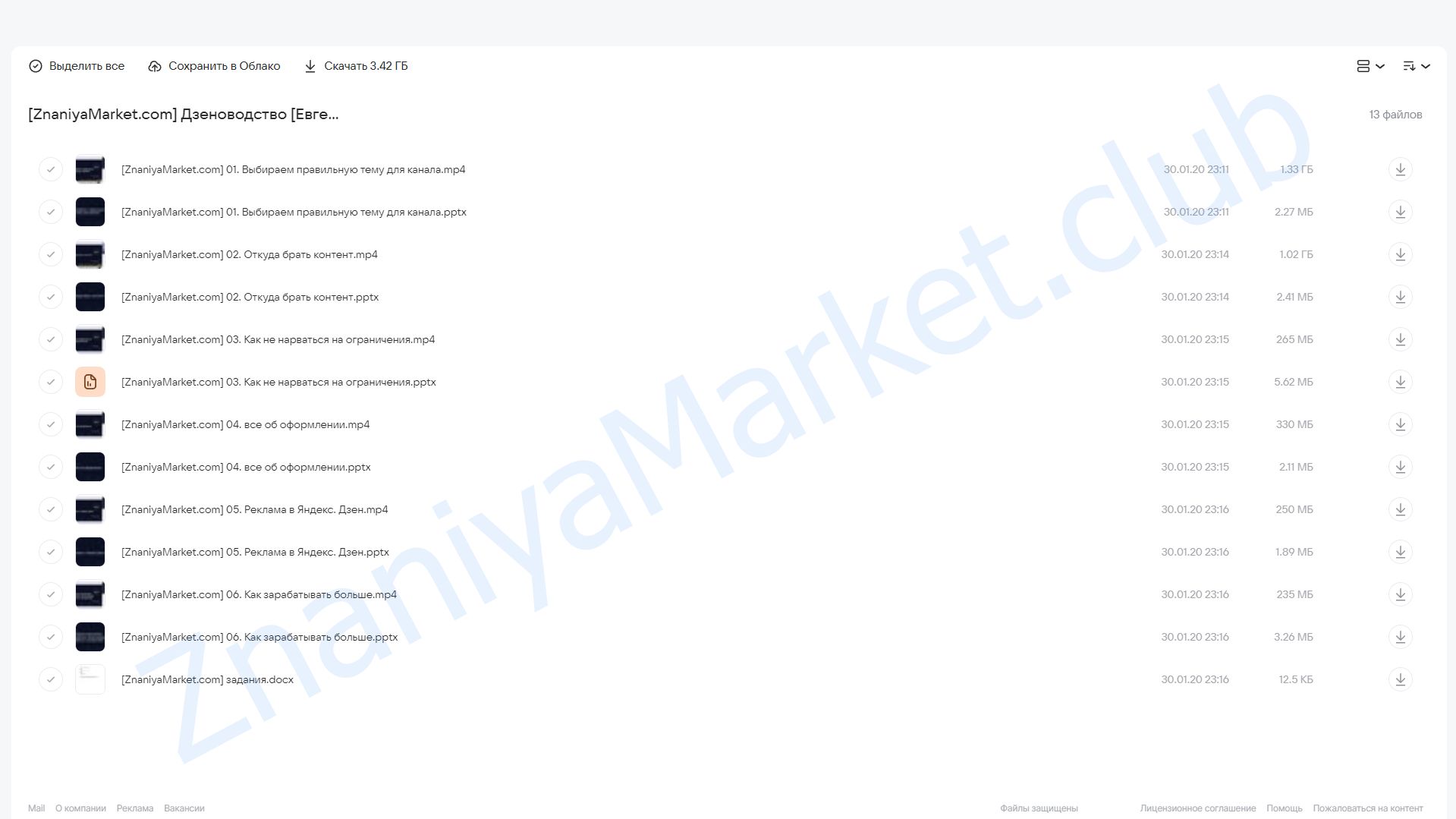 Дзеноводство. Как зарабатывать на «Яндекс.Дзен» от 100 000 рублей в месяц (Евгений Селезнев) облако mail, фото 2 из 2.