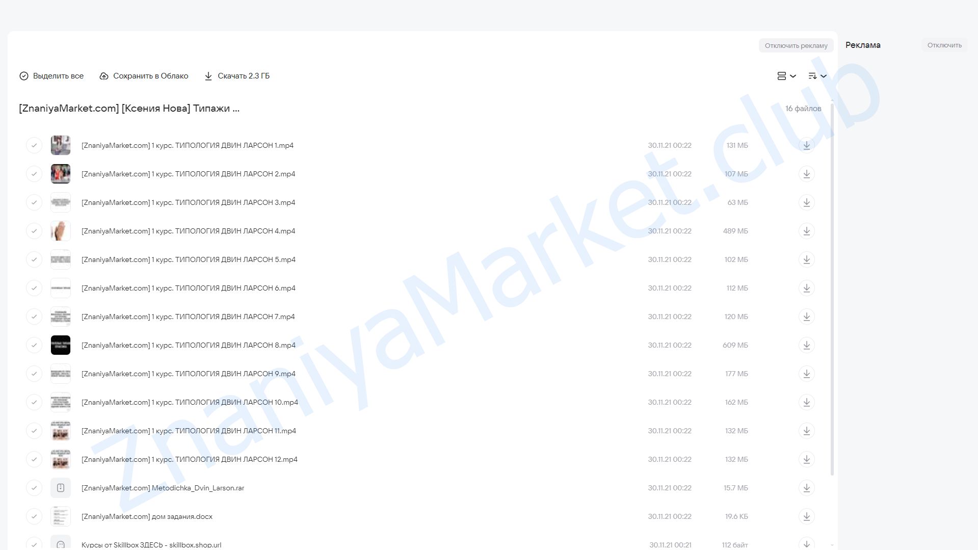 Типажи Двин Ларсон (Ксения Нова) облако mail, фото 2 из 2.