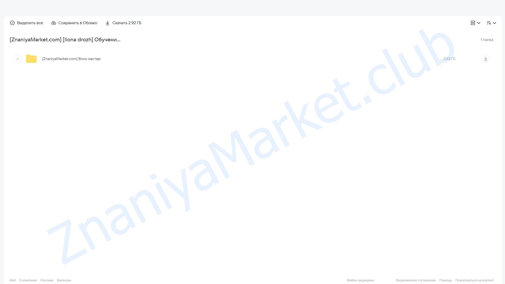 Обучение Brow мастер. Тариф «Standart» 4 недели (Ilona drozh) облако mail, фото 2 из 2.