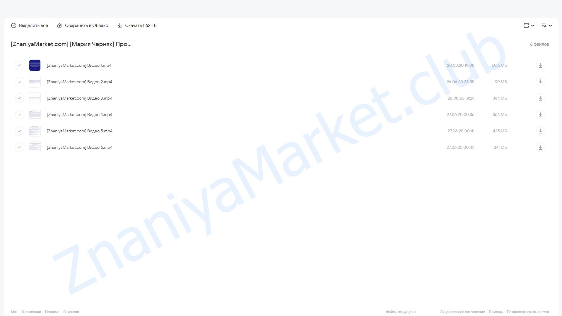 Программа сенсомоторной коррекции (Мария Черняк) облако mail, фото 2 из 2.