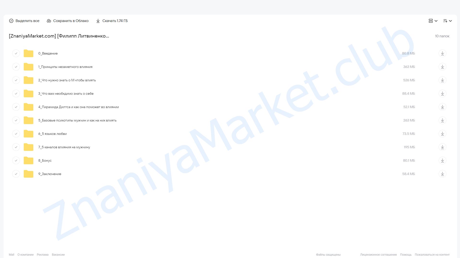 Незаметное влияние на мужчин (Филипп Литвиненко) облако mail, фото 2 из 2.