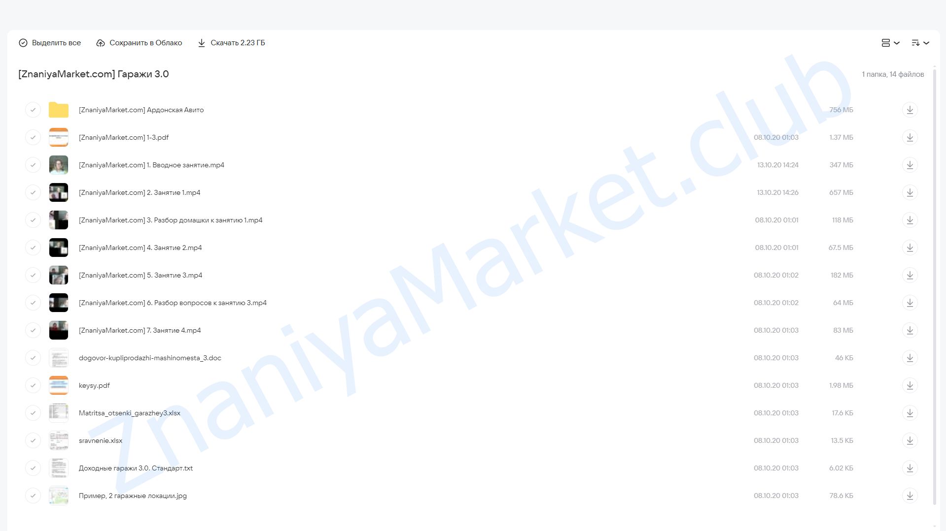 Гаражные инвестиции 3.0 (Наталья Ардонская) облако mail, фото 2 из 2.