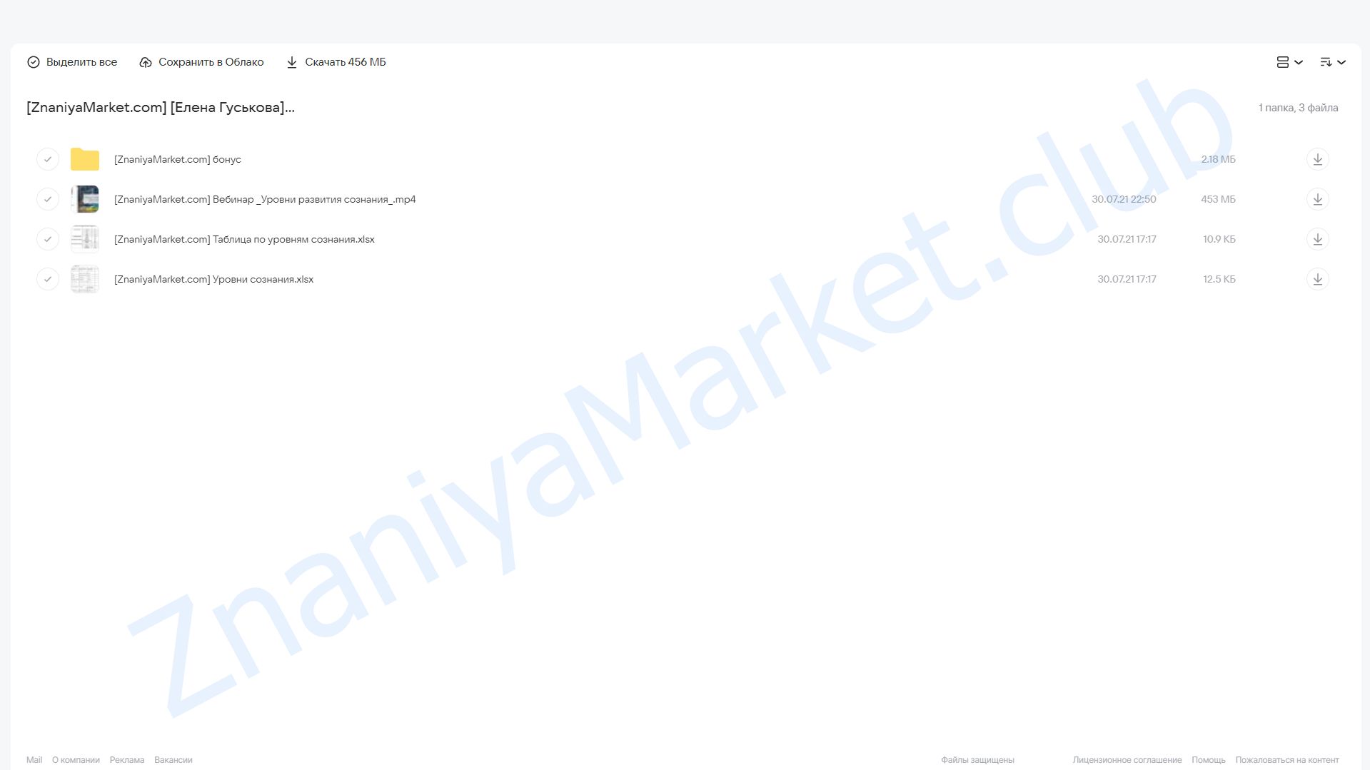 Уровни развития сознания, или Дорожная карта жизни (Елена Гуськова) облако mail, фото 2 из 2.