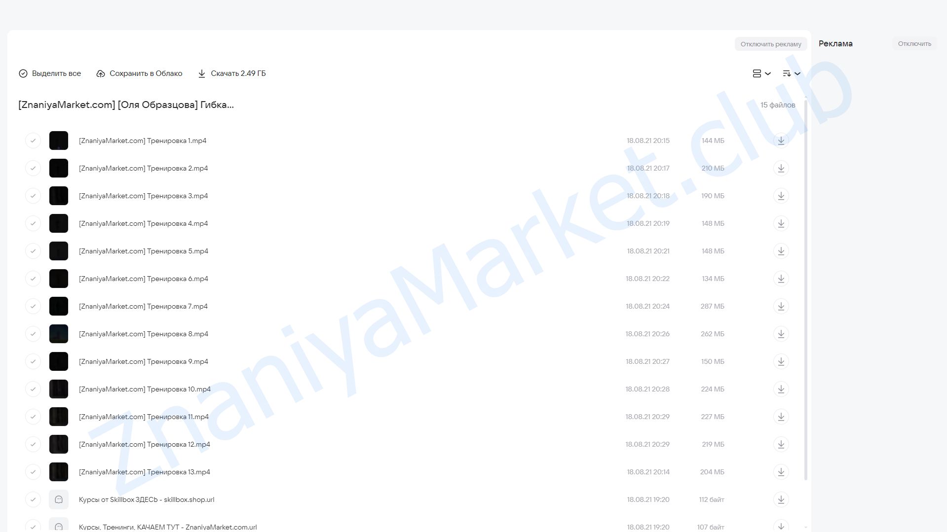 Гибкая спина. Тариф Оптимальный (Оля Образцова) облако mail, фото 2 из 2.