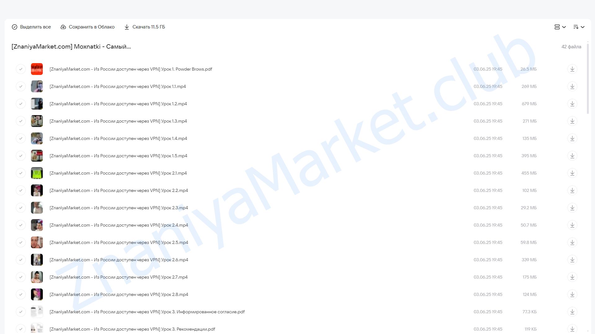 Moxnatki - Самый полный курс по перманентному макияжу бровей. Тариф Расширенный (Алена Пестова) облако mail, фото 2 из 2.