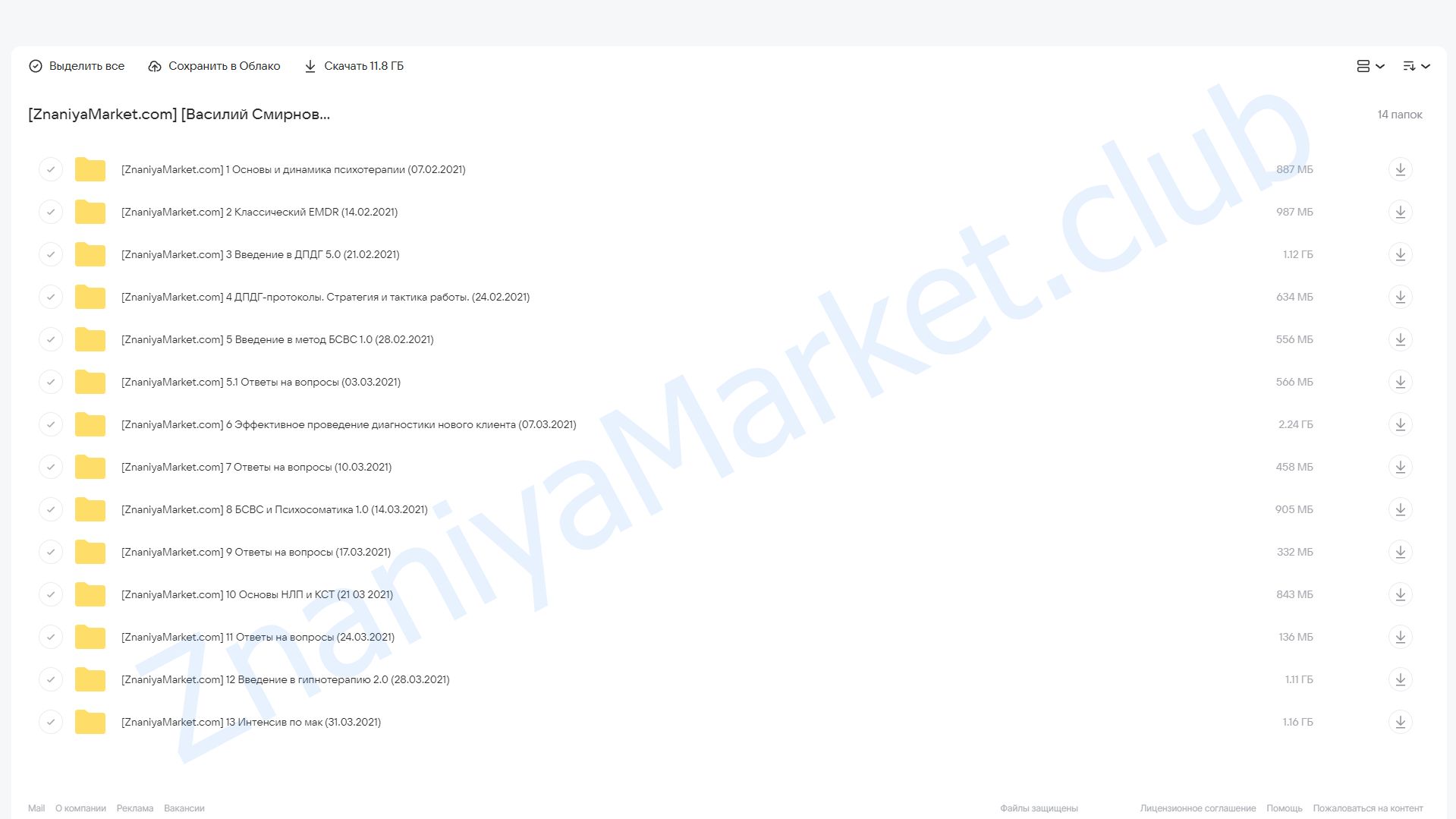 Полное обучение ДПДГ - 264 часа (Василий Смирнов) облако mail, фото 2 из 2.