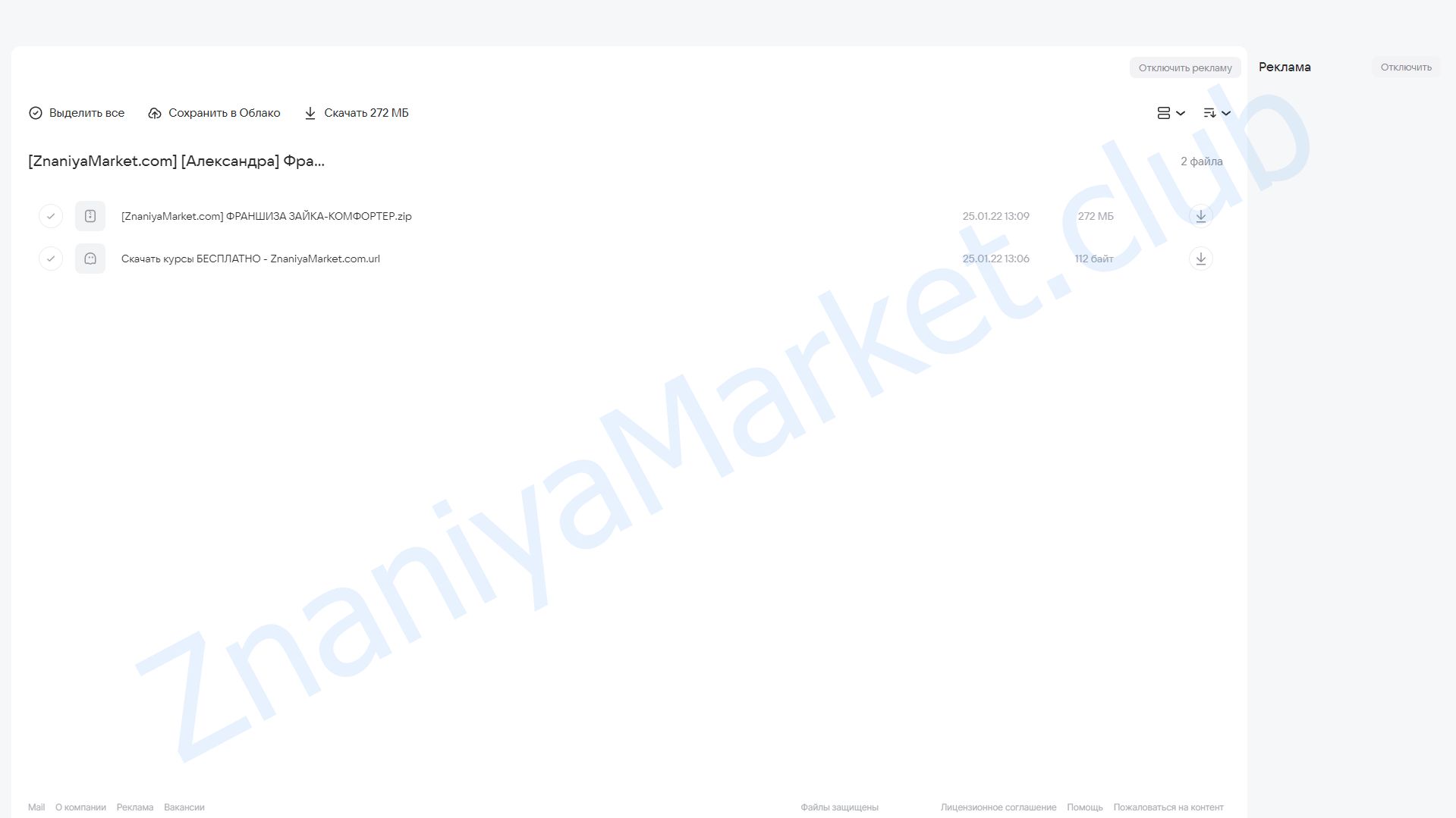 Франшиза «Зайка - Комфортер» (Александра) облако mail, фото 2 из 2.