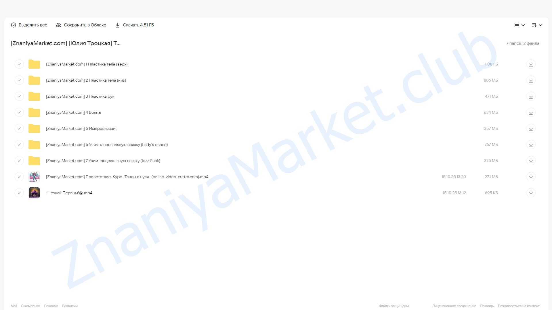 Танцы с нуля (Юлия Троцкая) облако mail, фото 2 из 2.