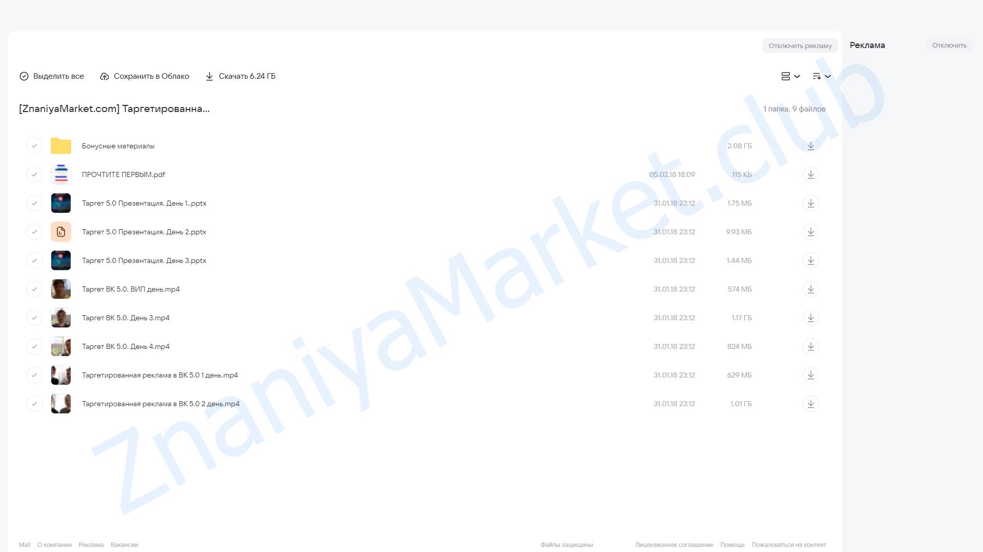 Таргетированная реклама #Вконтакте от А до Я 5.0,  VIP (Антон Михайлов, Роман Шарафутдинов) облако mail, фото 2 из 2.