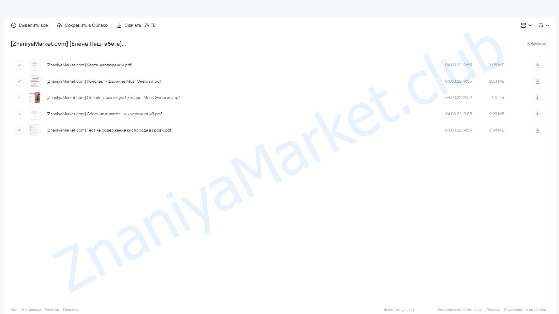 Дыхание. Мозг. Энергия (Елена Лаштабега) облако mail, фото 2 из 2.