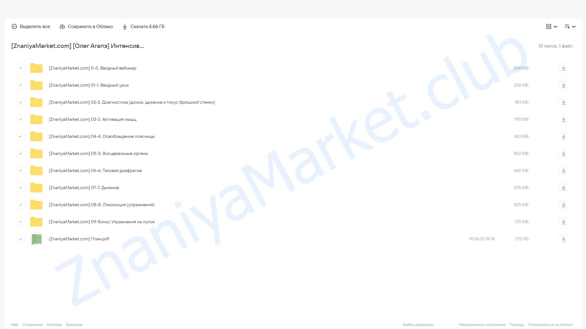Интенсив Функциональный живот (Олег Агапэ) облако mail, фото 2 из 2.