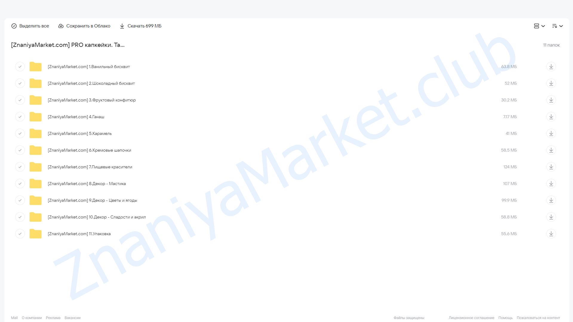 [Bulavka] PRO капкейки. Тариф Все сам (Юлия Беляева) облако mail, фото 2 из 2.