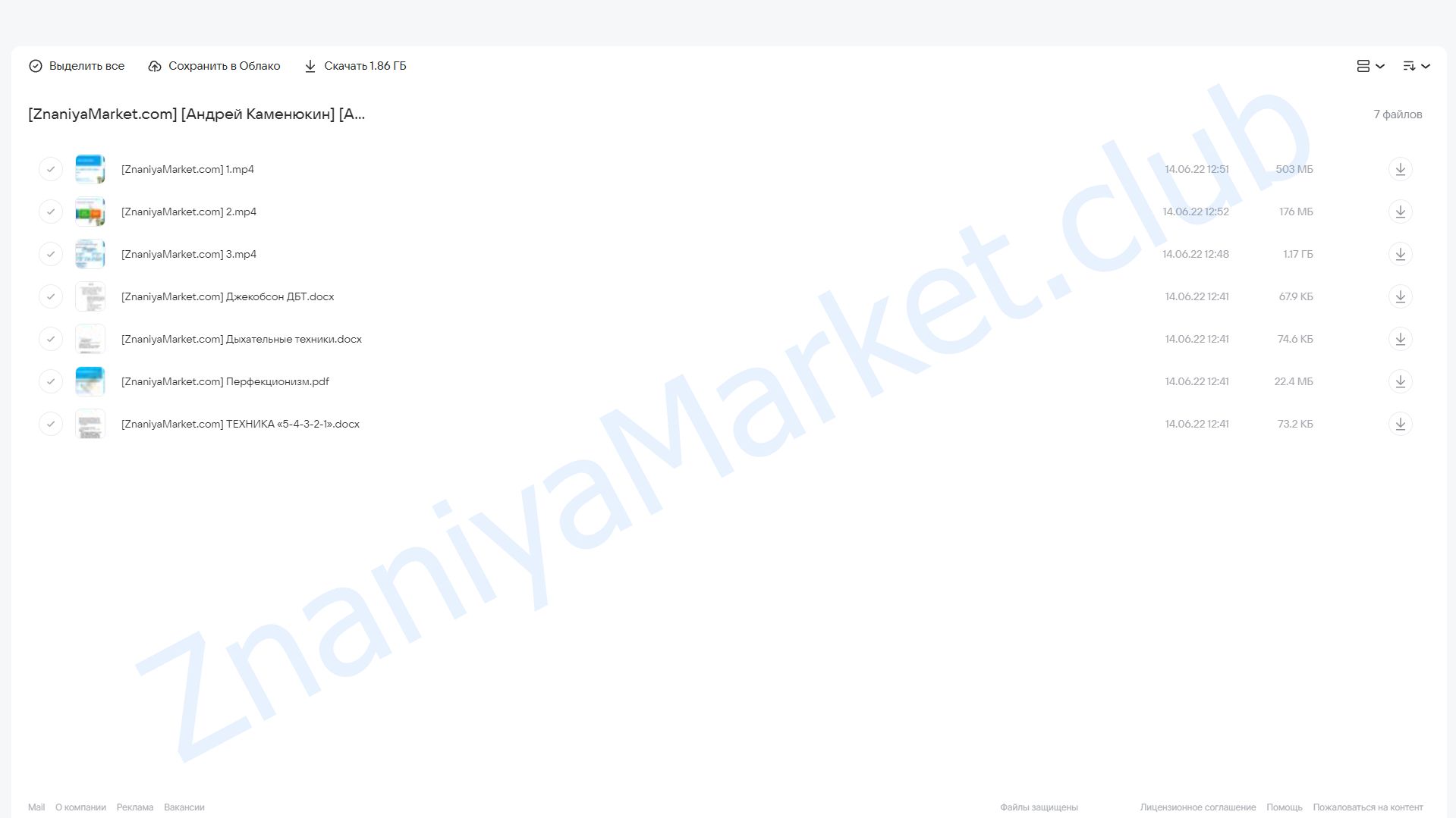 [АКПП] КПТ перфекционизма (Андрей Каменюкин) облако mail, фото 2 из 2.