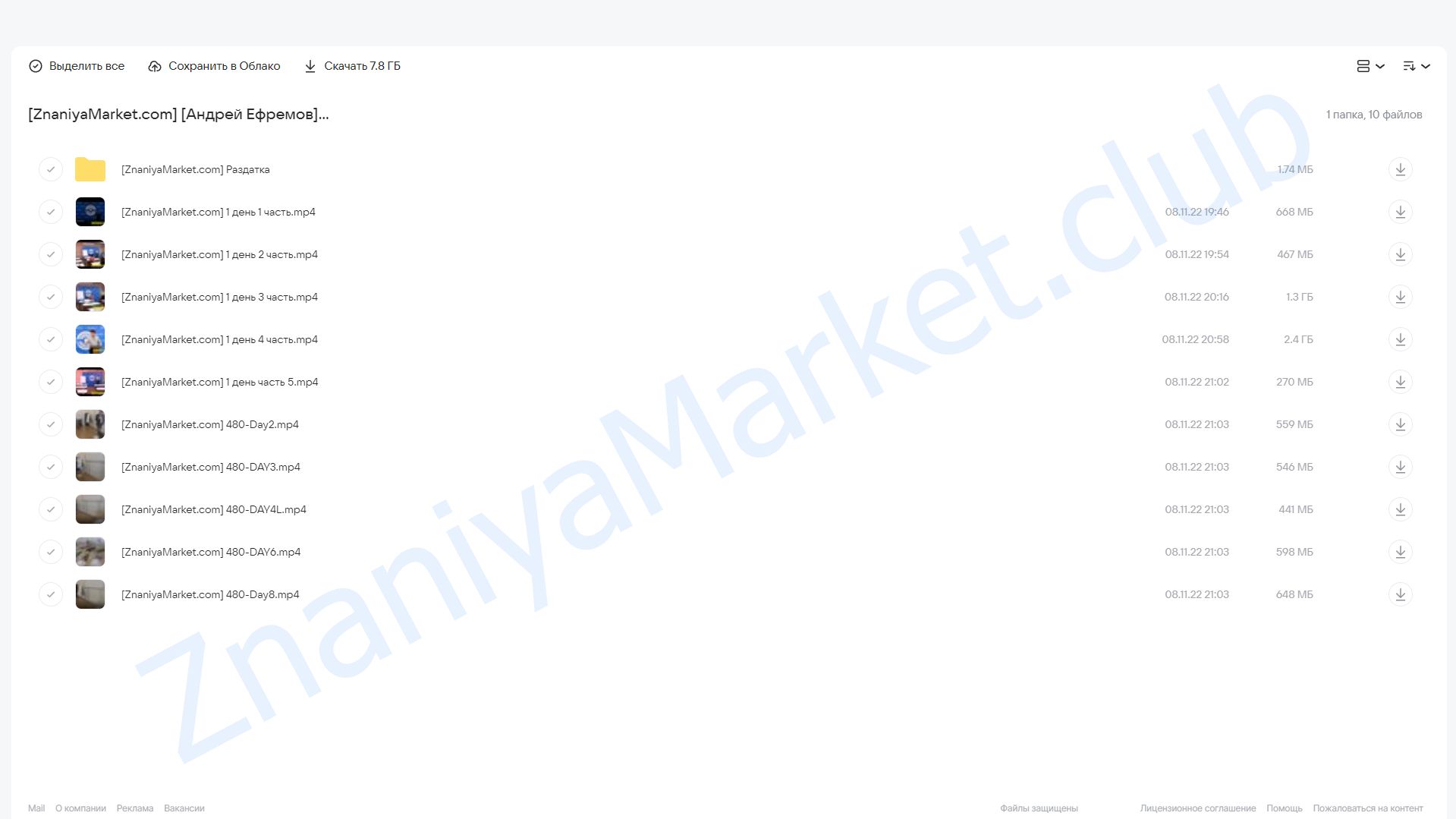 Полный курс по гипнозу MindChat. Уровень мастер (Андрей Ефремов) облако mail, фото 2 из 2.