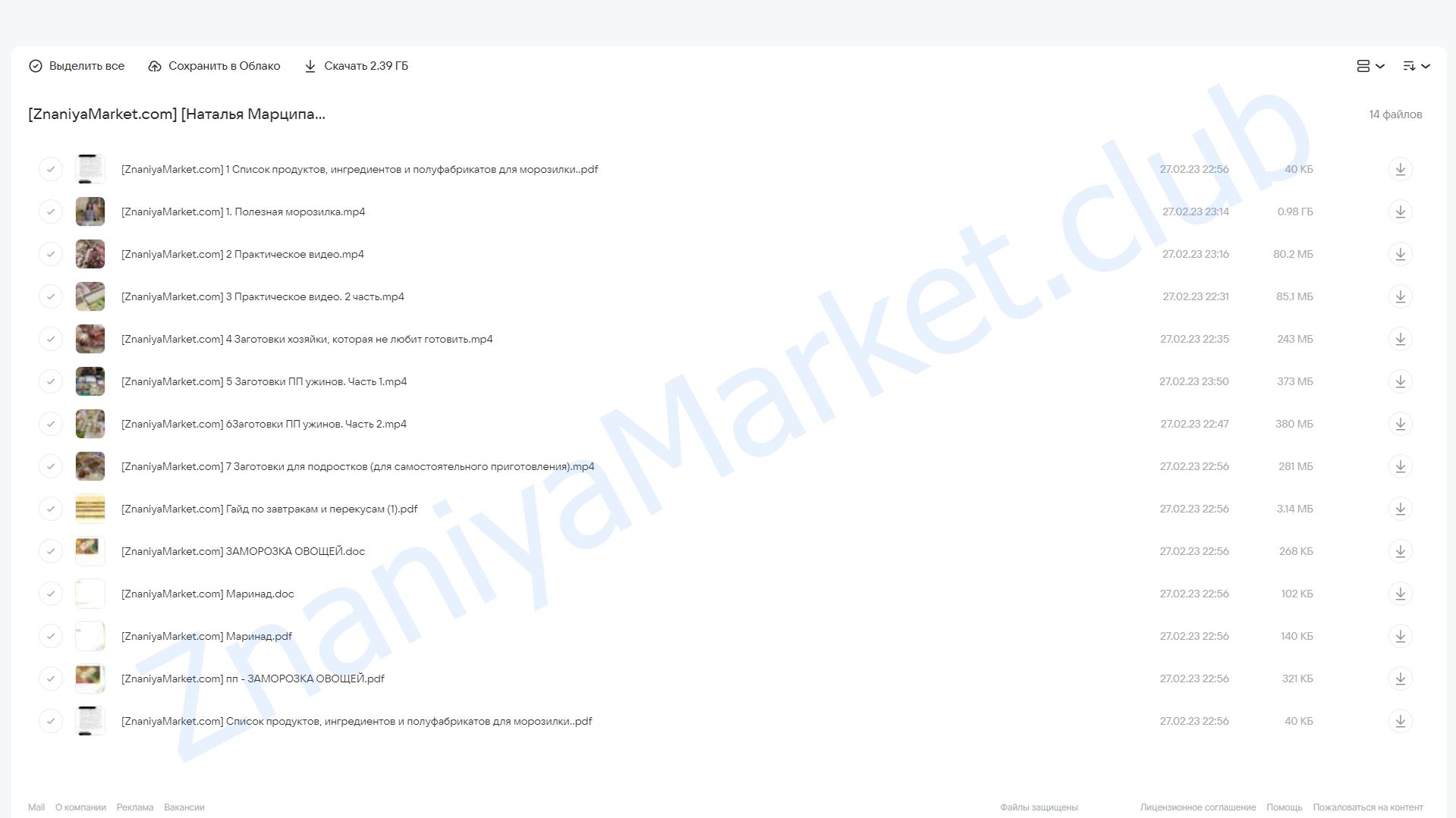 [Кухня Перемен] Полезная морозилка (Наталья Марципан) облако mail, фото 2 из 2.