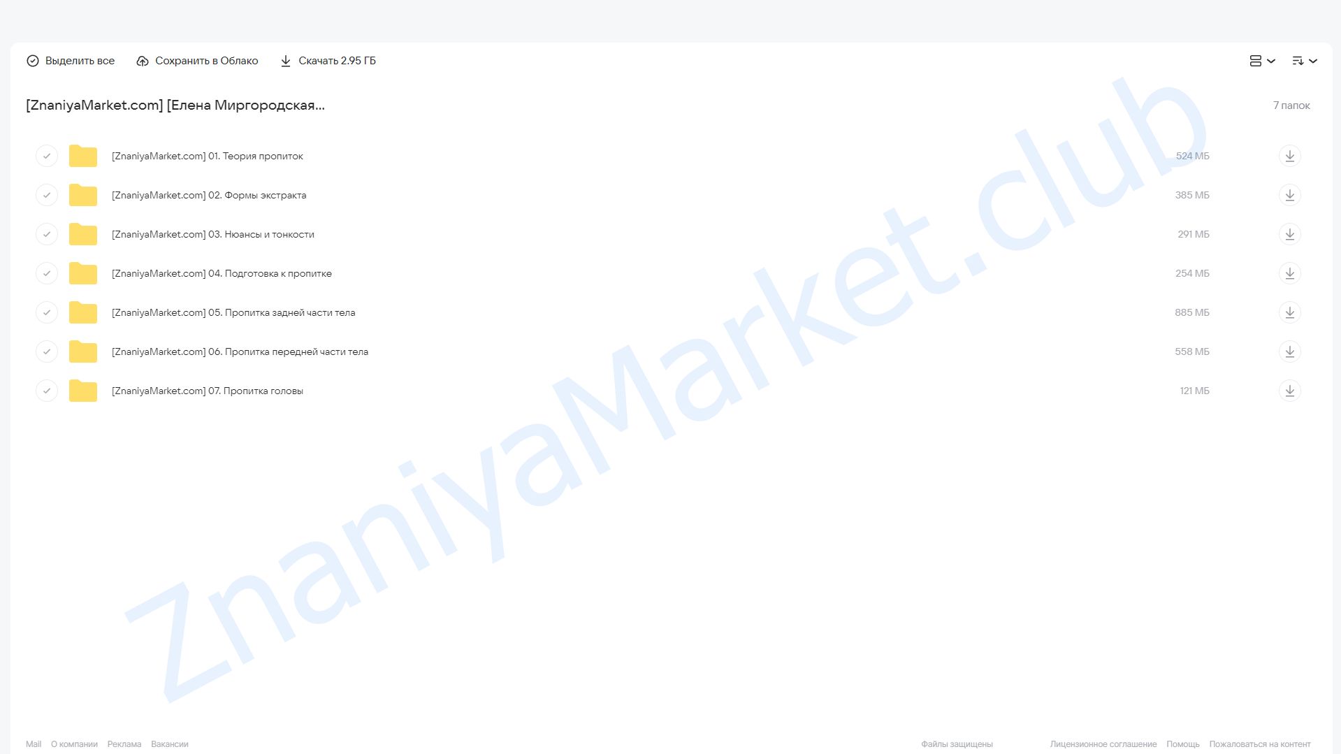 Пропитка экстрактом Виватон (Елена Миргородская) облако mail, фото 2 из 2.