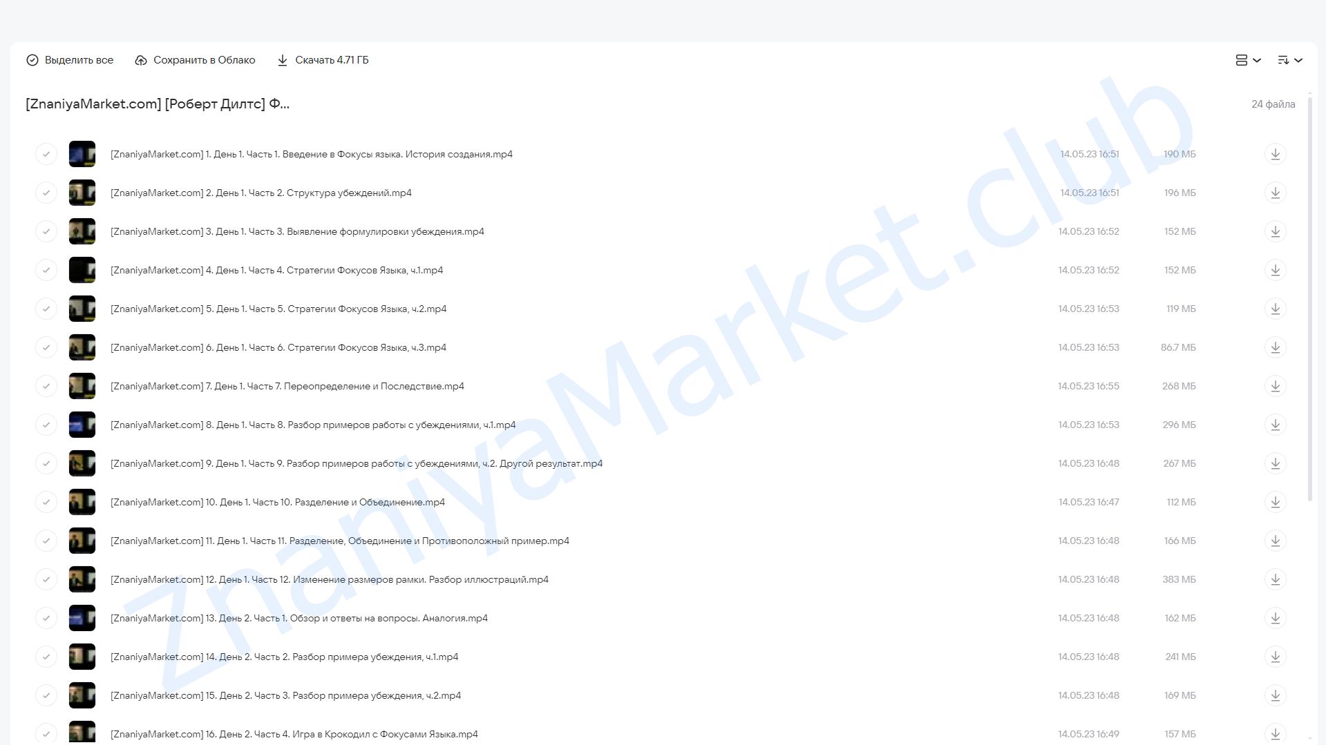 Фокусы Языка (Роберт Дилтс) облако mail, фото 2 из 2.