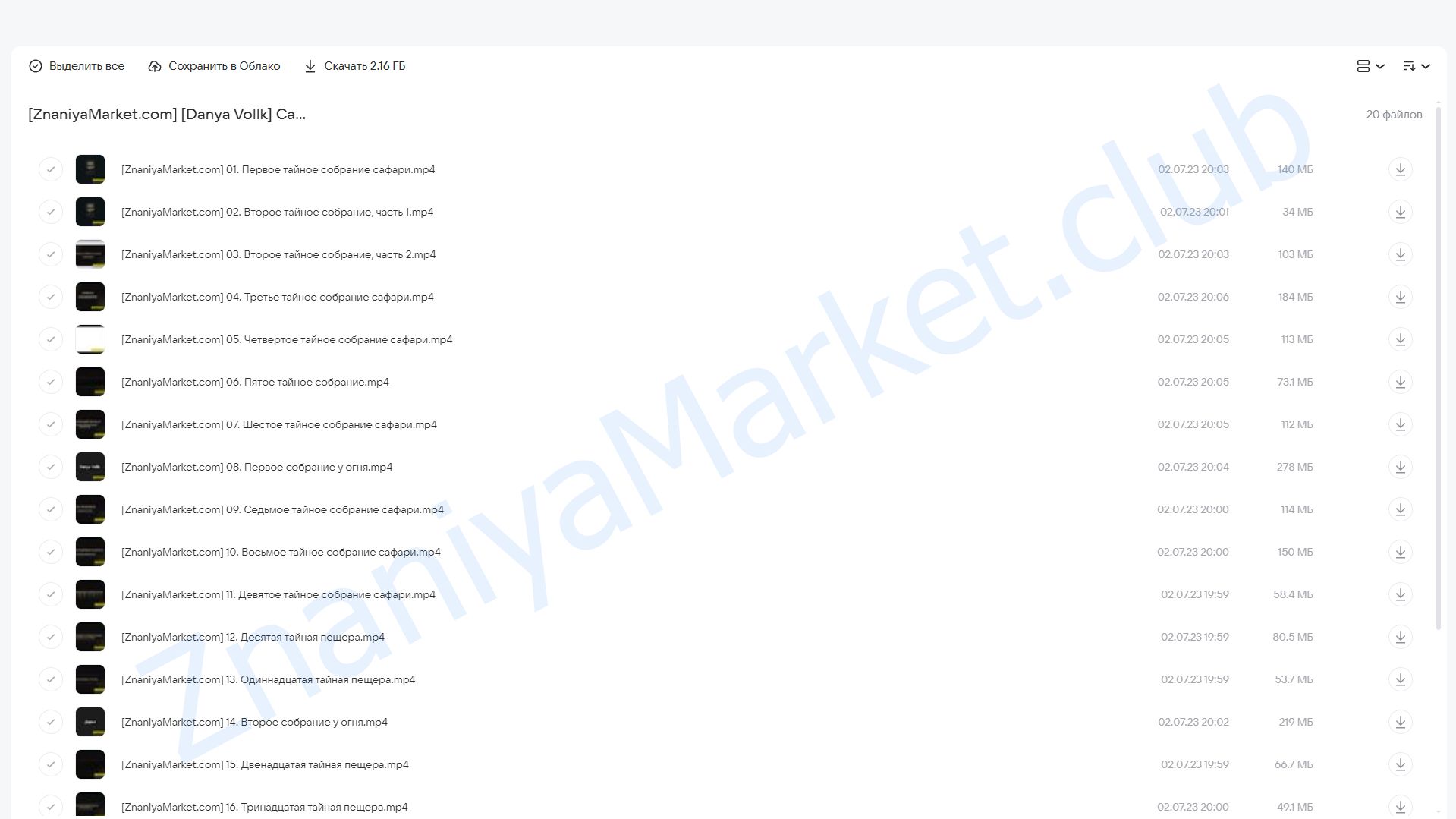 Сафари. Тариф Маугли (Danya Vollk) облако mail, фото 2 из 2.