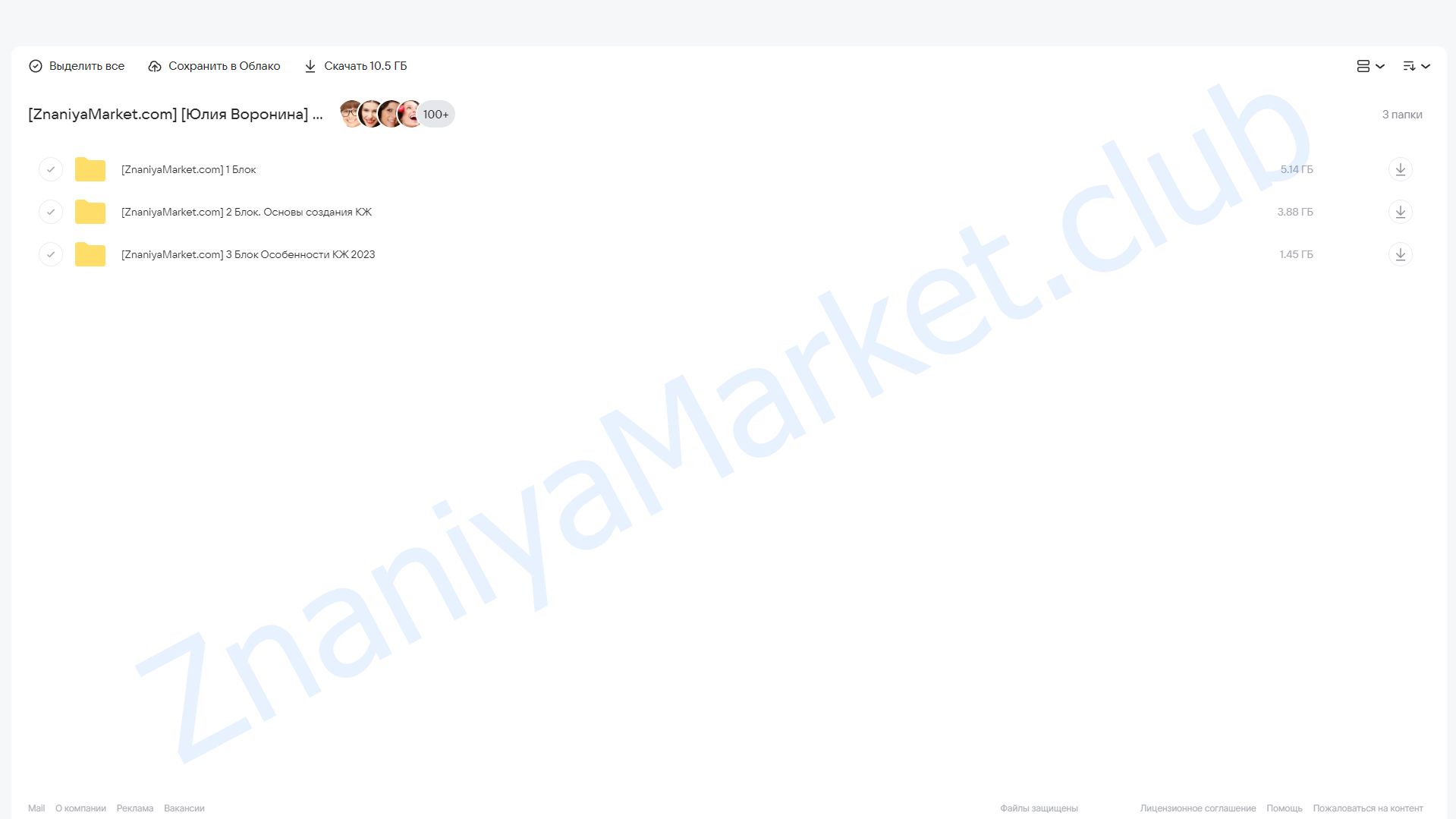 Карта желаний 2023 Пакет Platinum (Юлия Воронина) облако mail, фото 2 из 2.