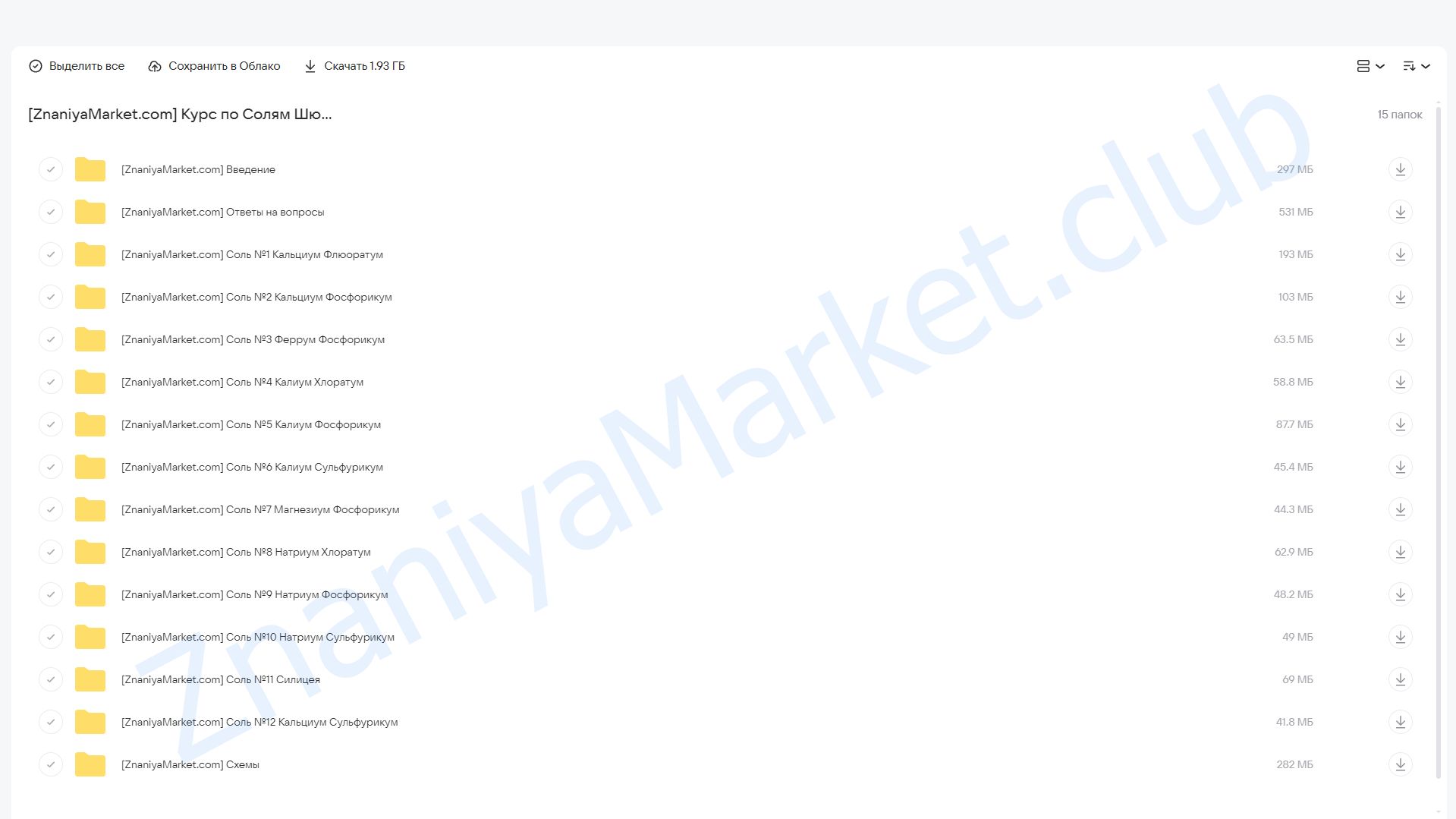 Курс по Солям Шюсслера (Людмила Проворова, Альбина Аоки) облако mail, фото 2 из 2.