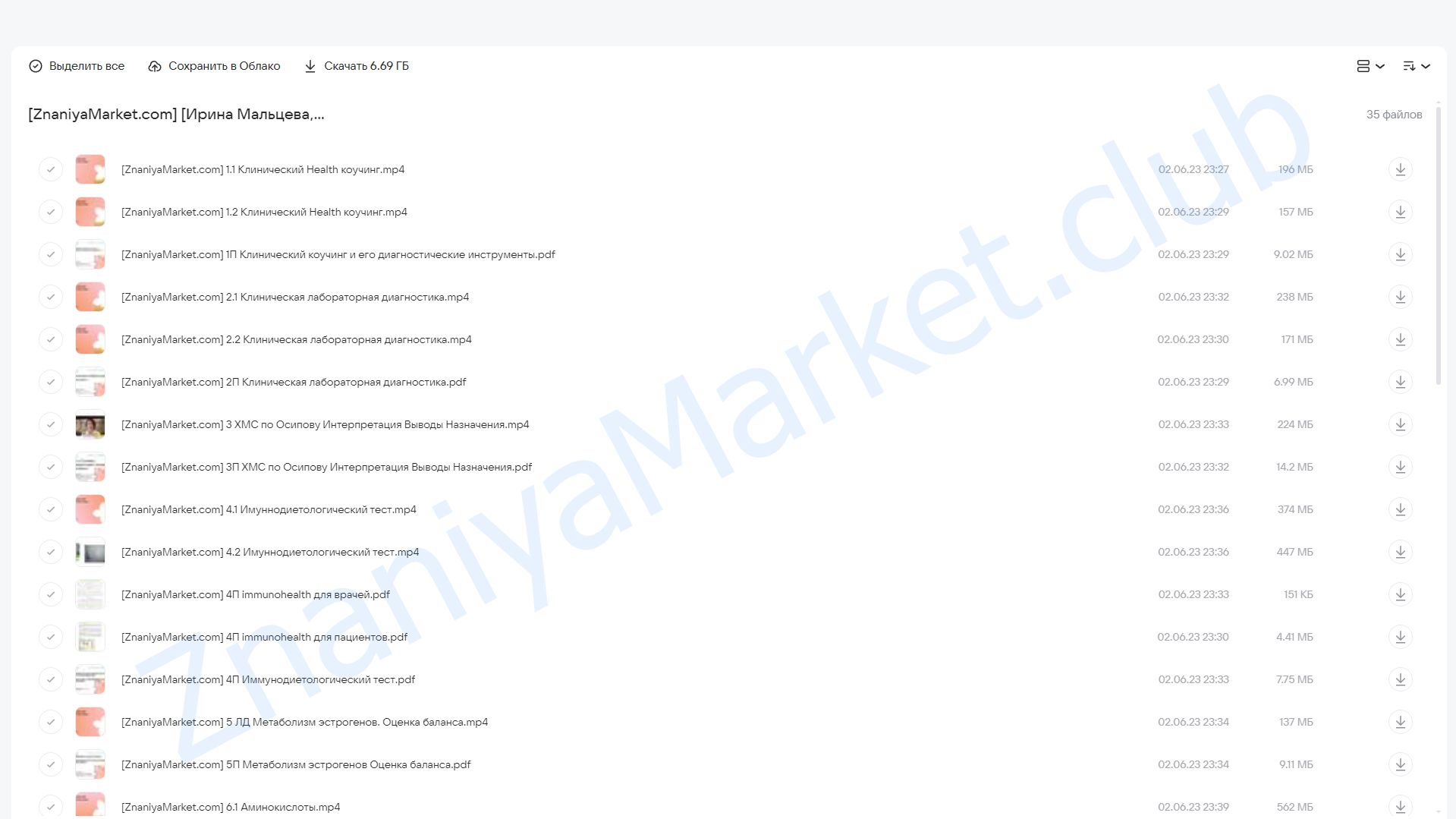 [УОМ] Клинический Health-коучинг. Модуль 1 (Ирина Мальцева, Людмила Селедцова) облако mail, фото 2 из 2.