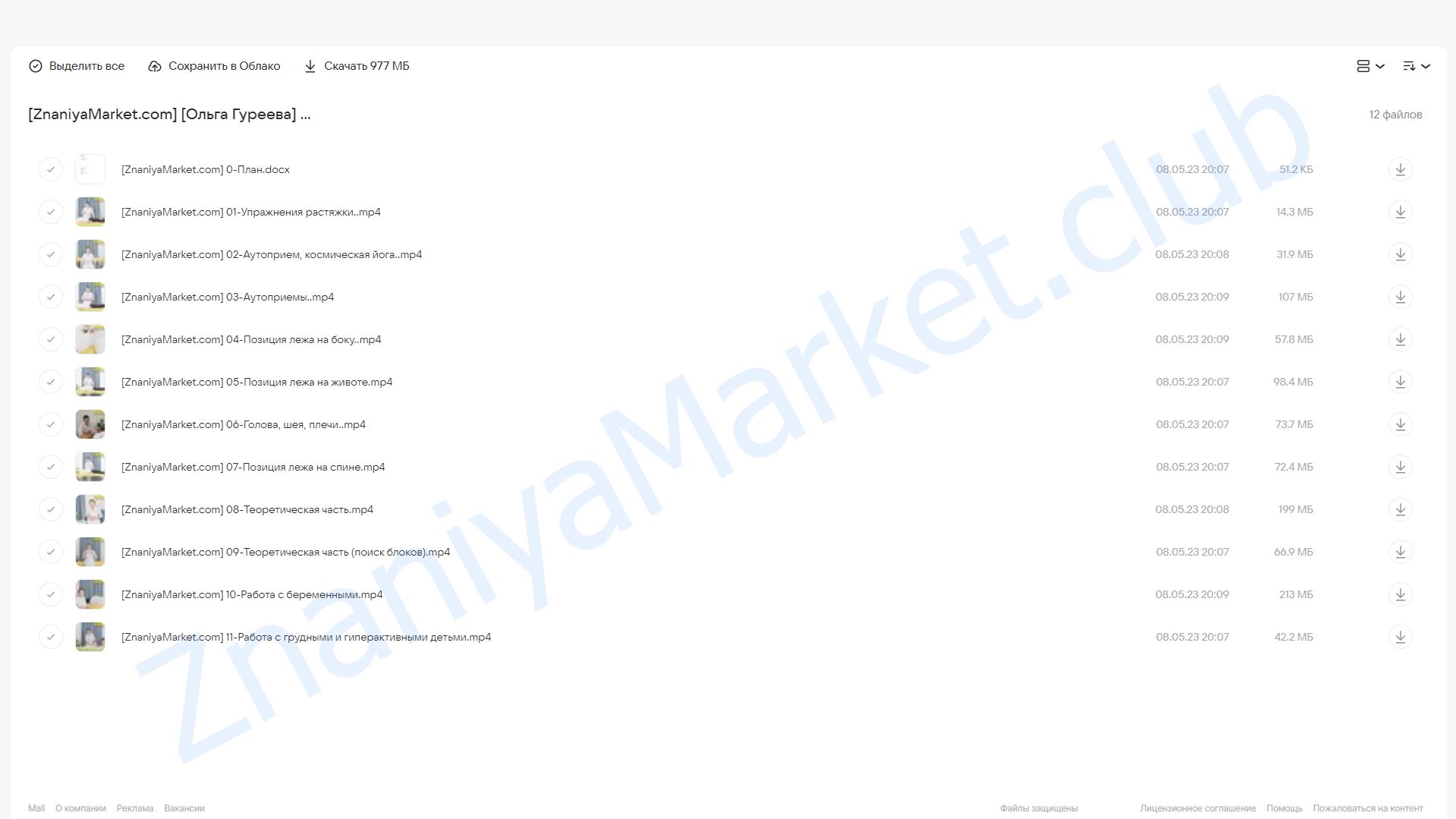[Центр Ольги Гуреевой] Холистический массаж 2.0 (Ольга Гуреева) облако mail, фото 2 из 2.