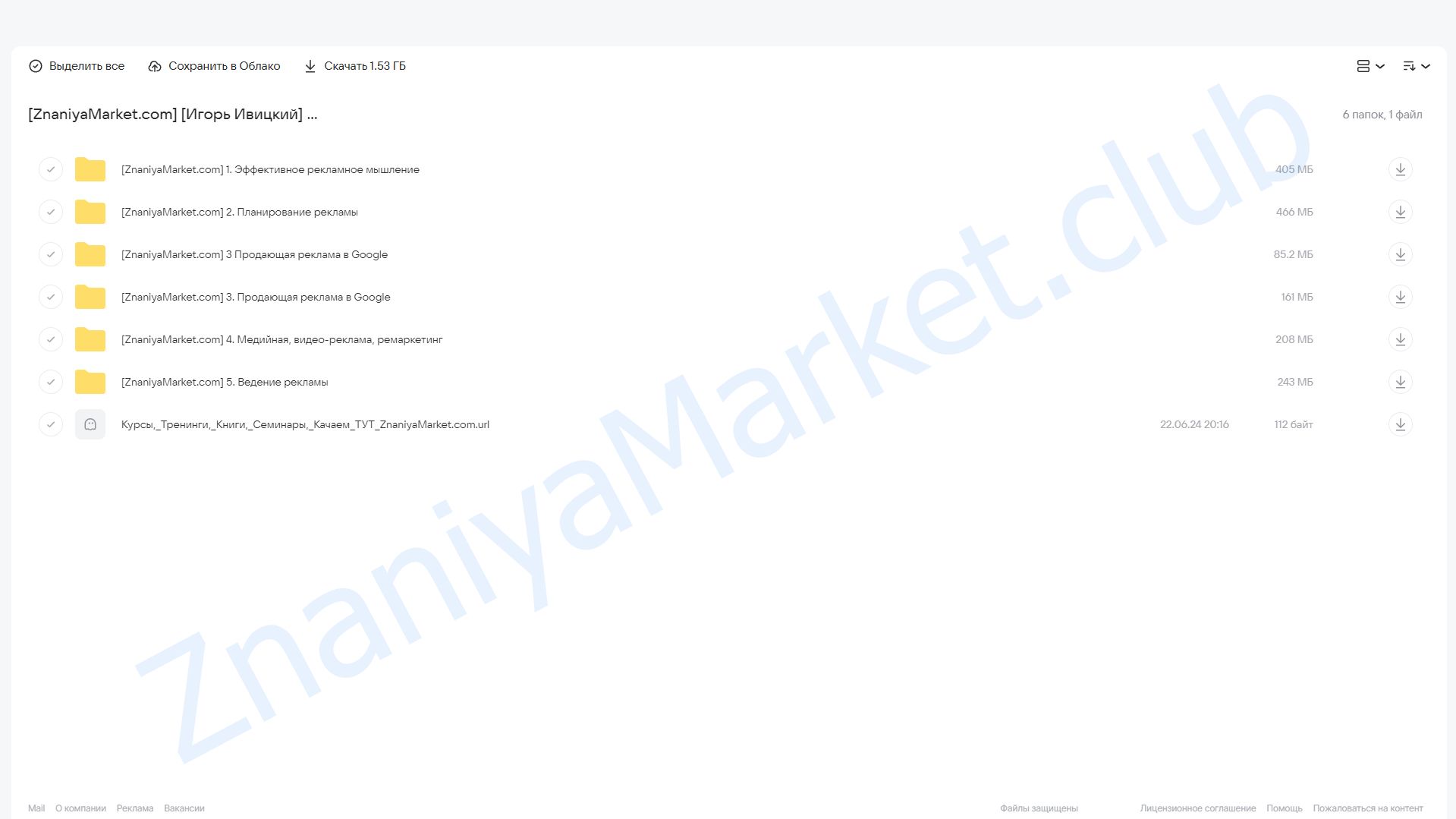 Магия Google 4.0. Онлайн-курс по рекламе в Google Ads. Тариф Pro (Игорь Ивицкий) облако mail, фото 2 из 2.