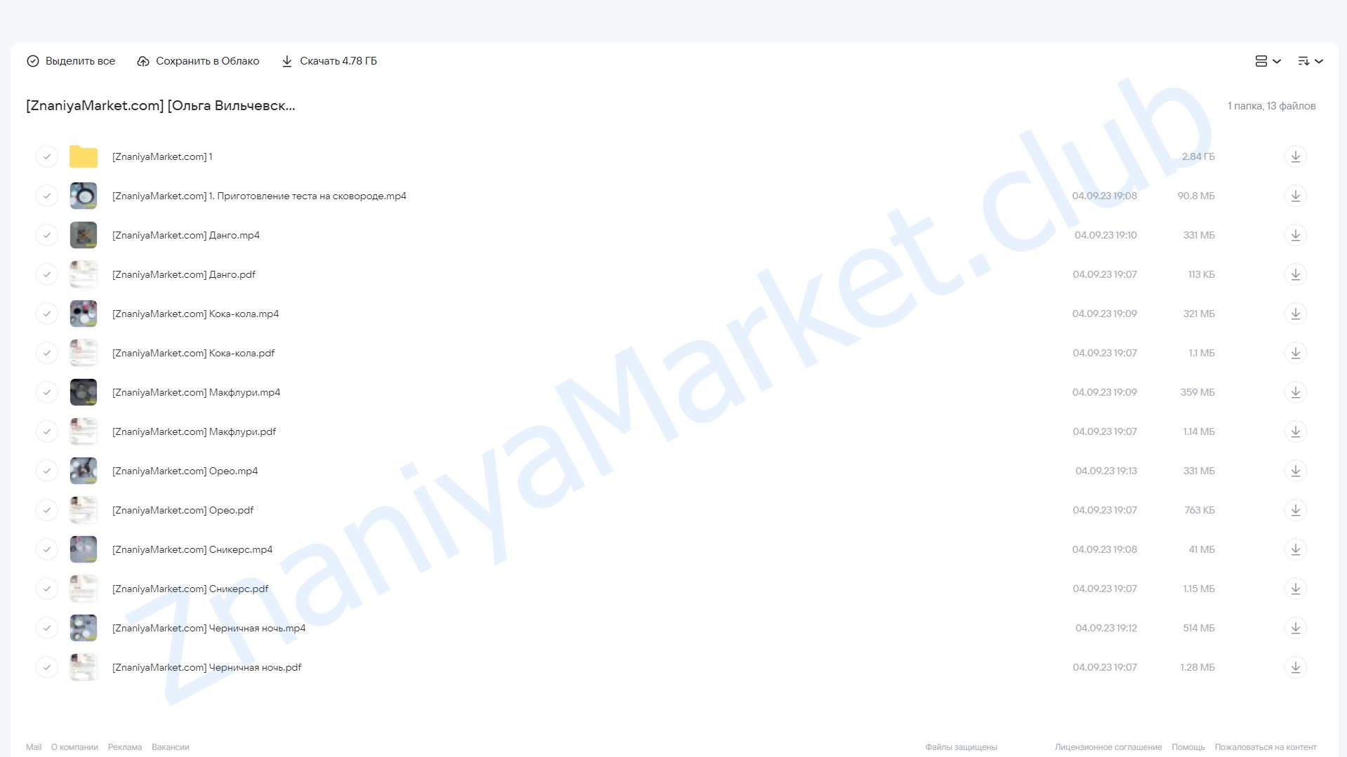 [vil_ola] Моти. 15 начинок (Ольга Вильчевская) облако mail, фото 2 из 2.