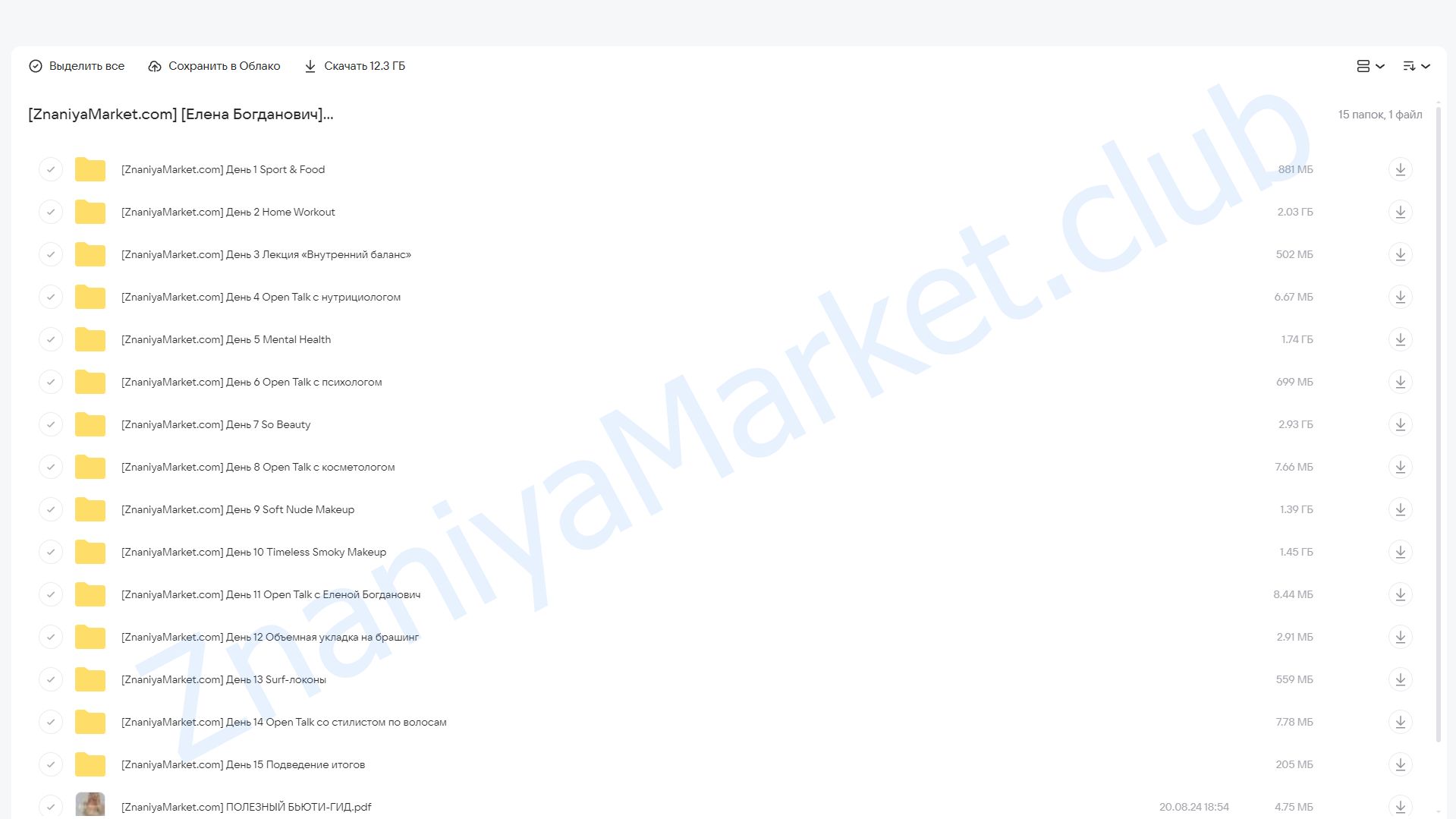 Beauty Intensive (Елена Богданович) облако mail, фото 2 из 2.