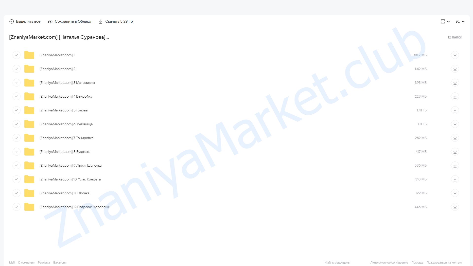 Тряпошные (Наталья Суранова) облако mail, фото 2 из 2.