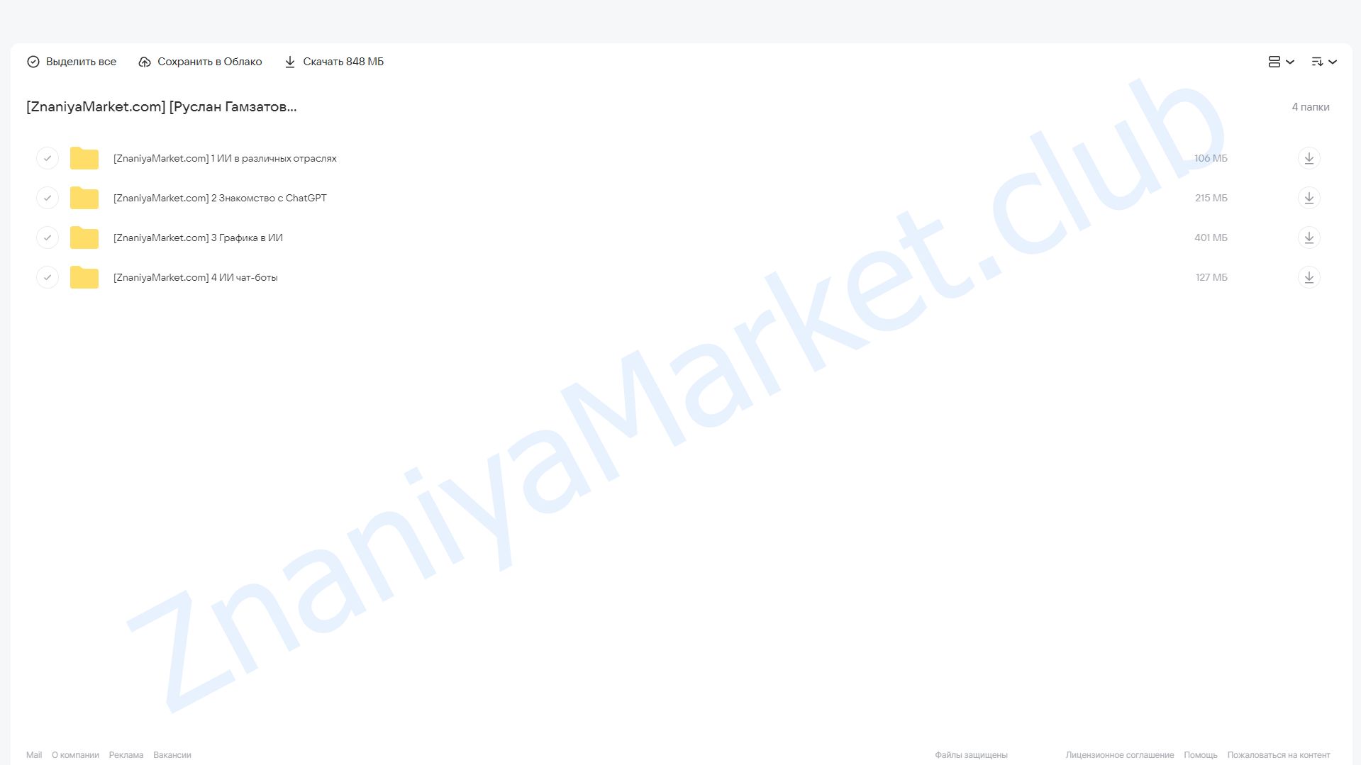 Базовый курс по нейросетям (Руслан Гамзатов) облако mail, фото 2 из 2.