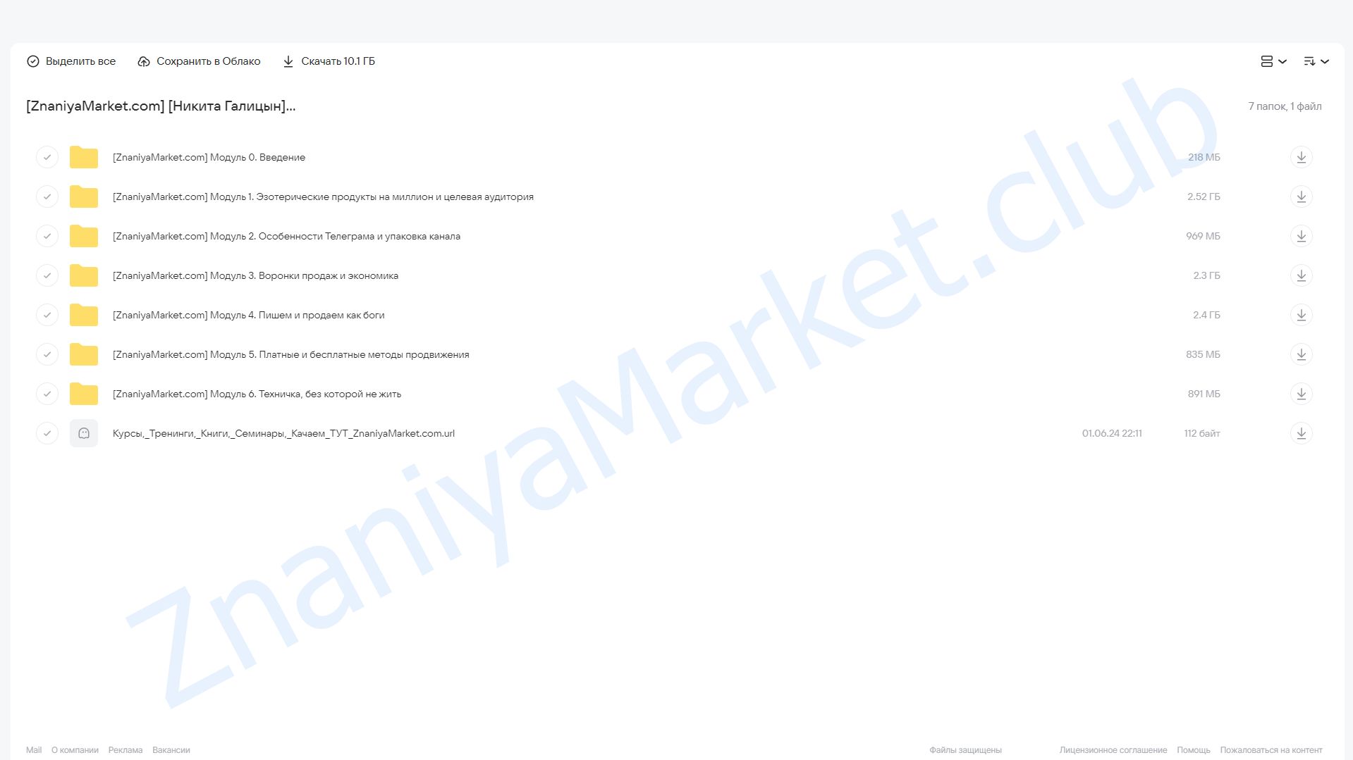 Взлом матрицы Телеграма. Тариф Самостоятельный (Никита Галицын) облако mail, фото 2 из 2.