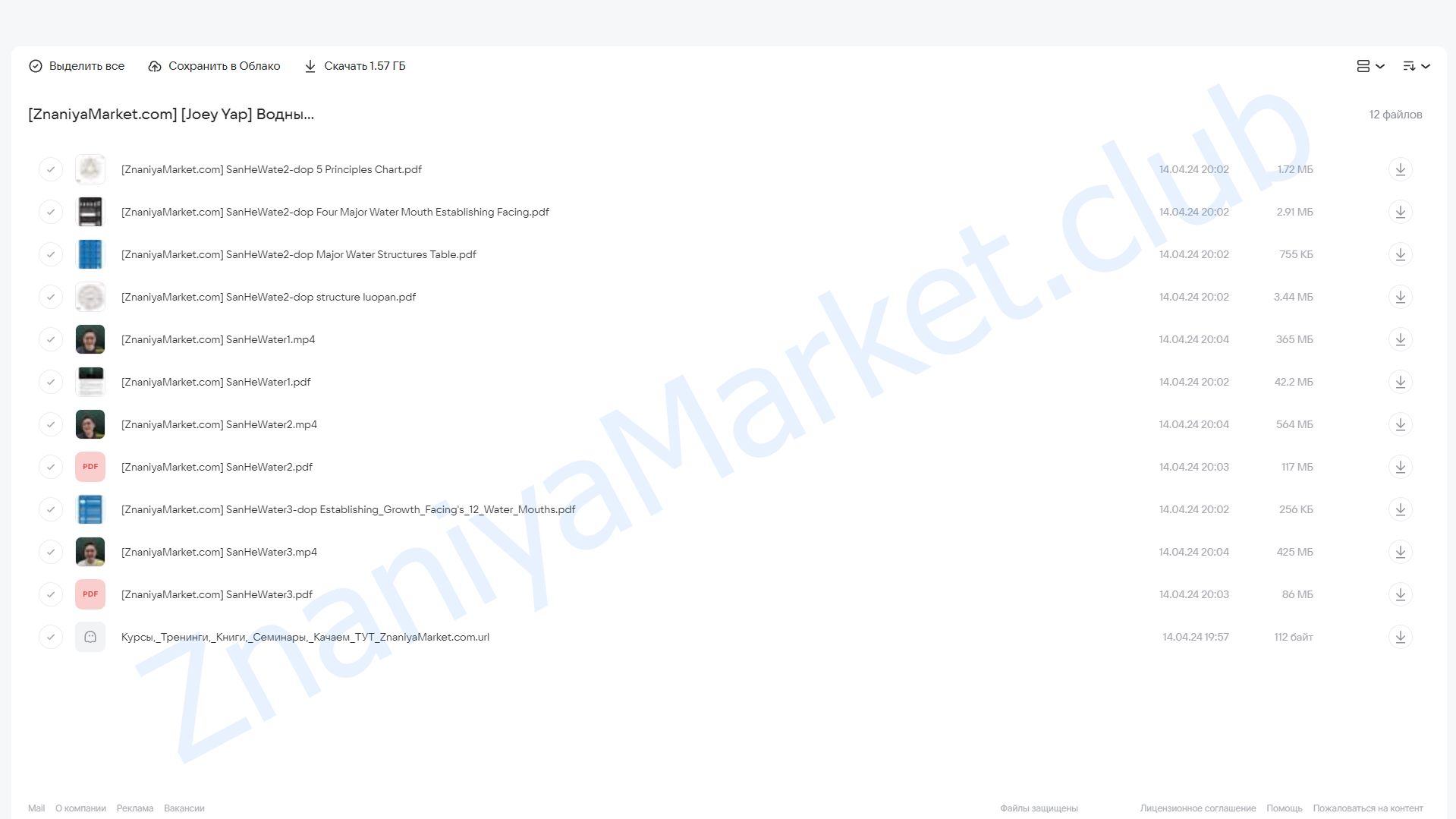 Водный Дракон Сань Хэ (Joey Yap) облако mail, фото 2 из 2.