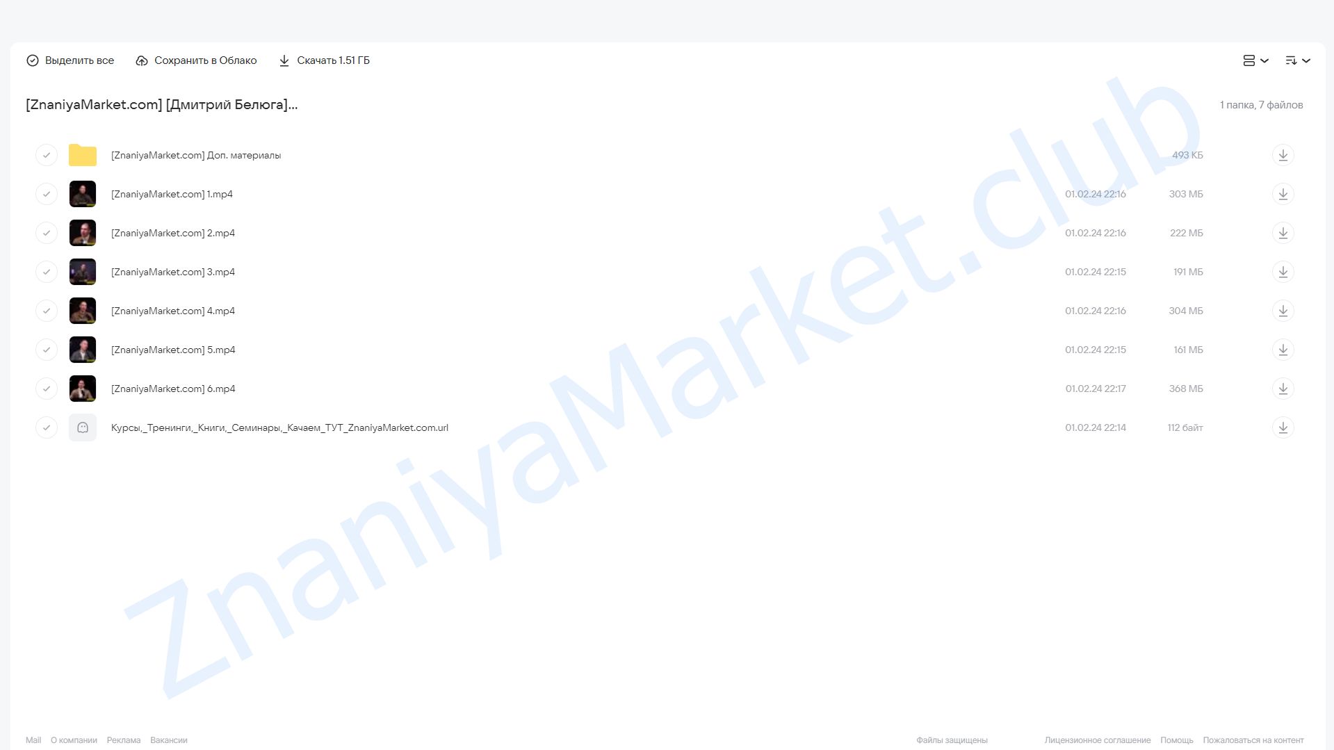 Воркшоп по wildberries уроки и разборы (Дмитрий Белюга) облако mail, фото 2 из 2.