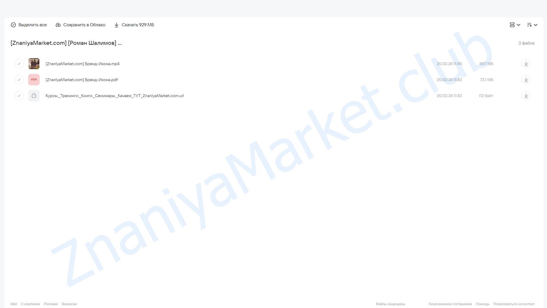 Бренд-Икона (Роман Шалимов) облако mail, фото 2 из 2.