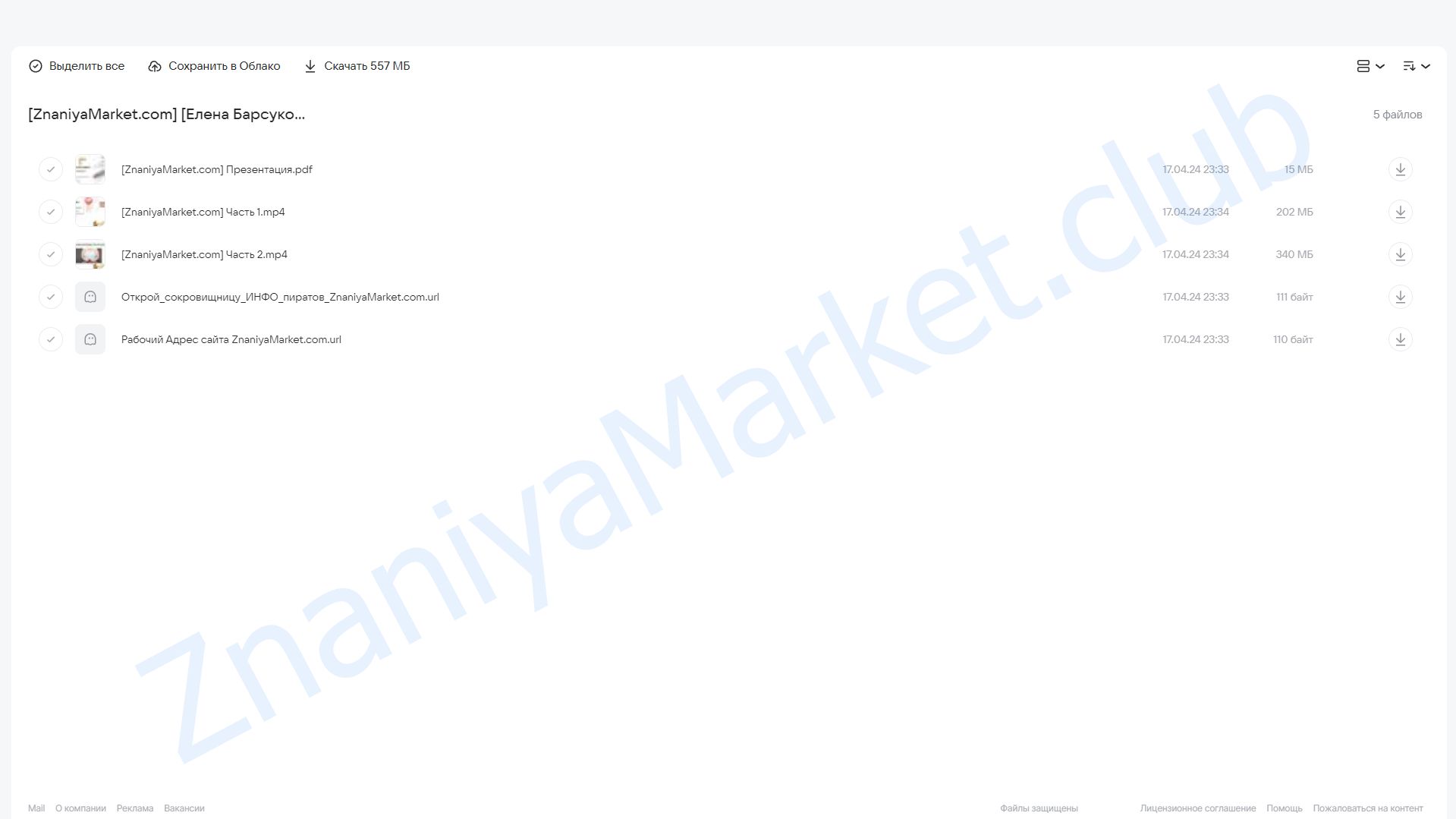 Школа Холестерина (Елена Барсукова) облако mail, фото 2 из 2.