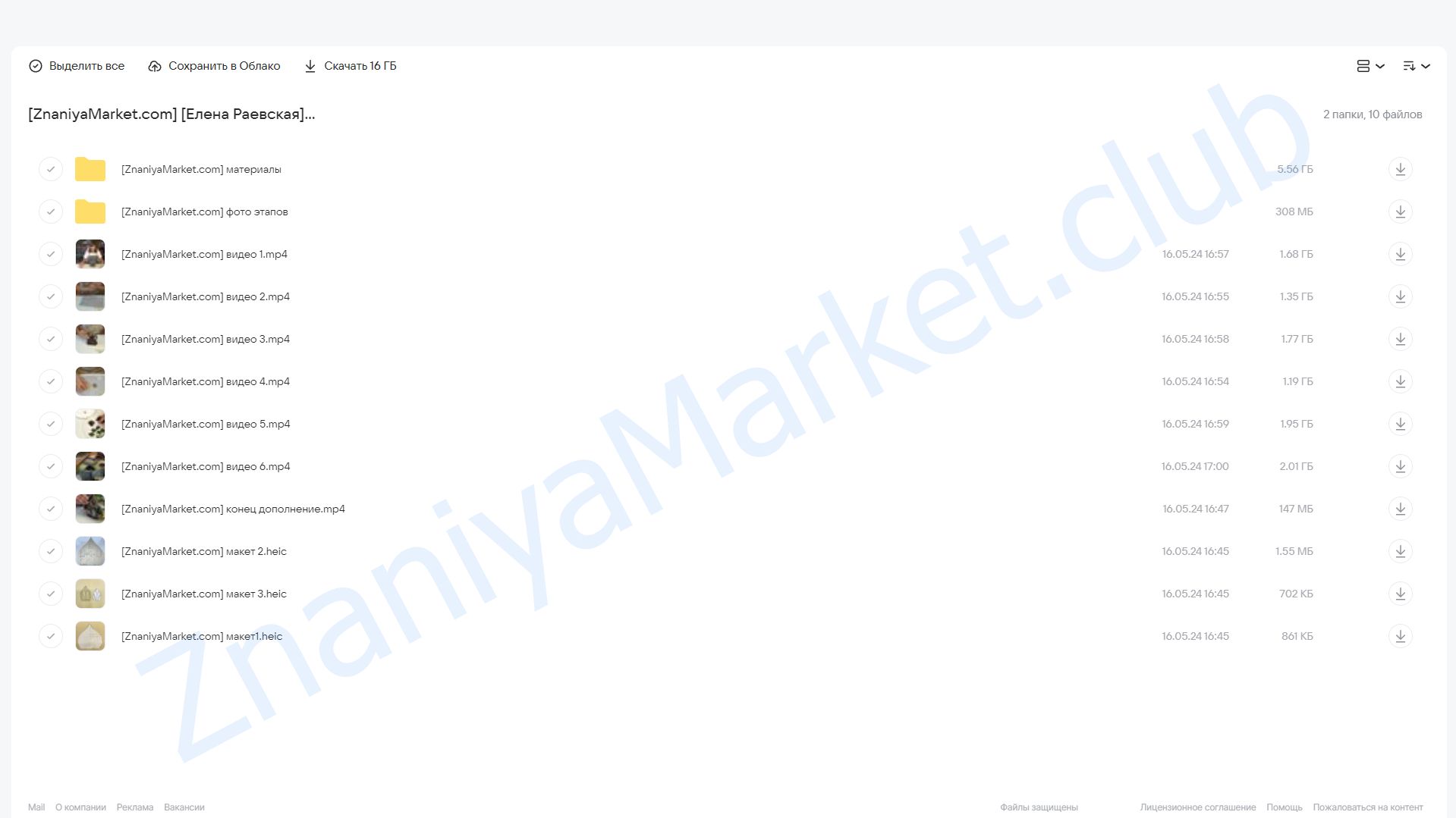 Мастер-класс 077. Домик - Беззаботность (Елена Раевская) облако mail, фото 2 из 2.