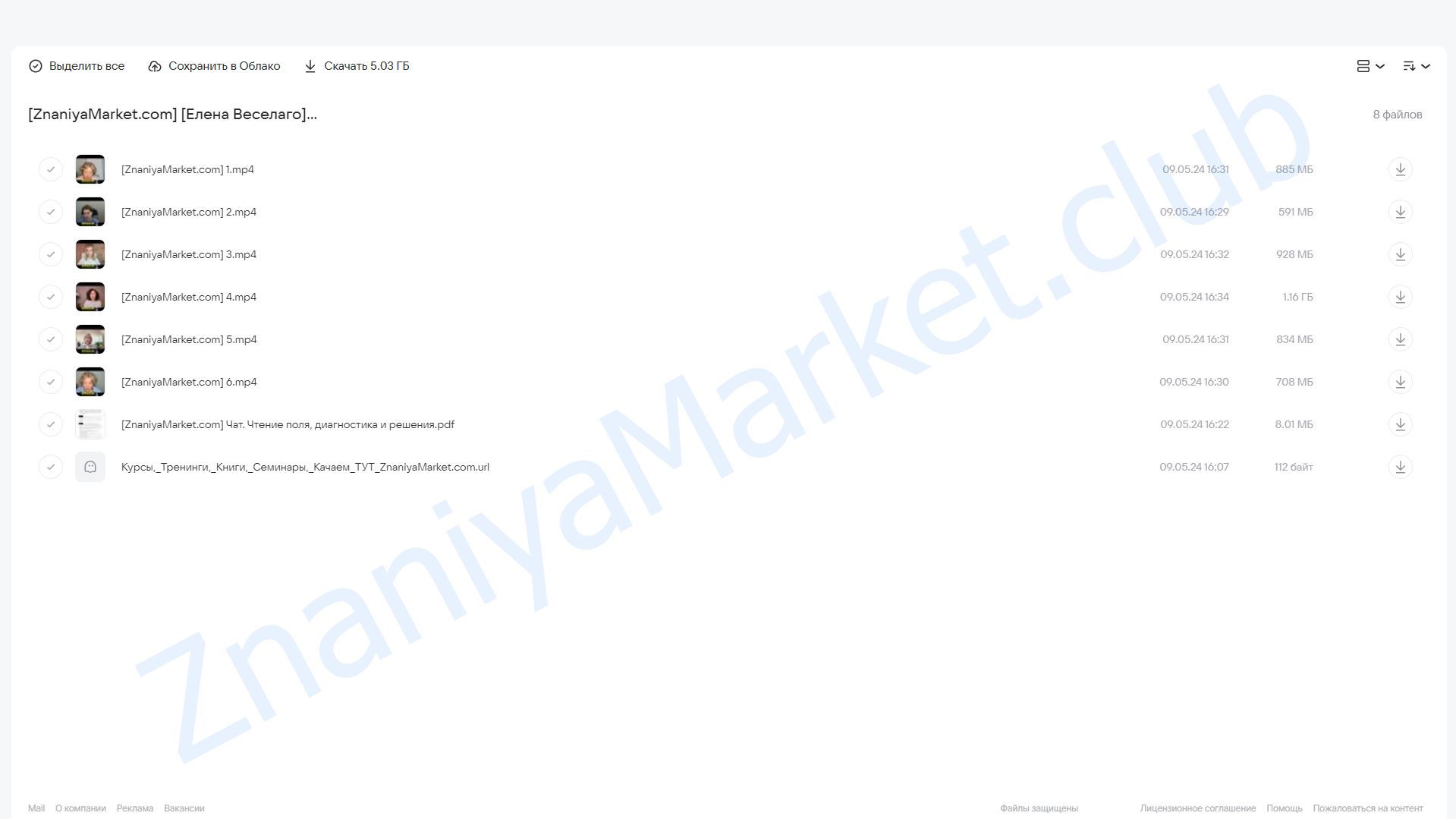 Чтение поля,  диагностика и решения .Тариф Апгрейд до пакета «Полный» (Елена Веселаго) облако mail, фото 2 из 2.