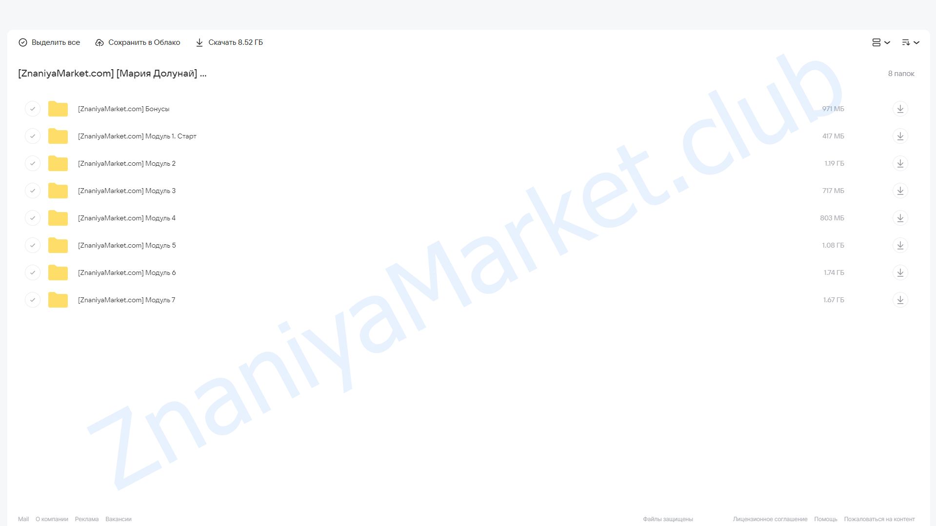 Smm Pro. Тариф Группа с куратором (Мария Долунай) облако mail, фото 2 из 2.