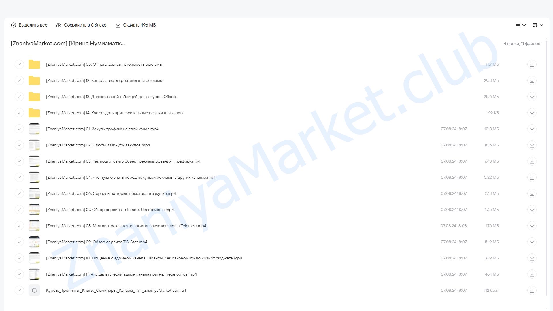 Практикум по закупам в Telegram (Ирина Нумизматка) облако mail, фото 2 из 2.
