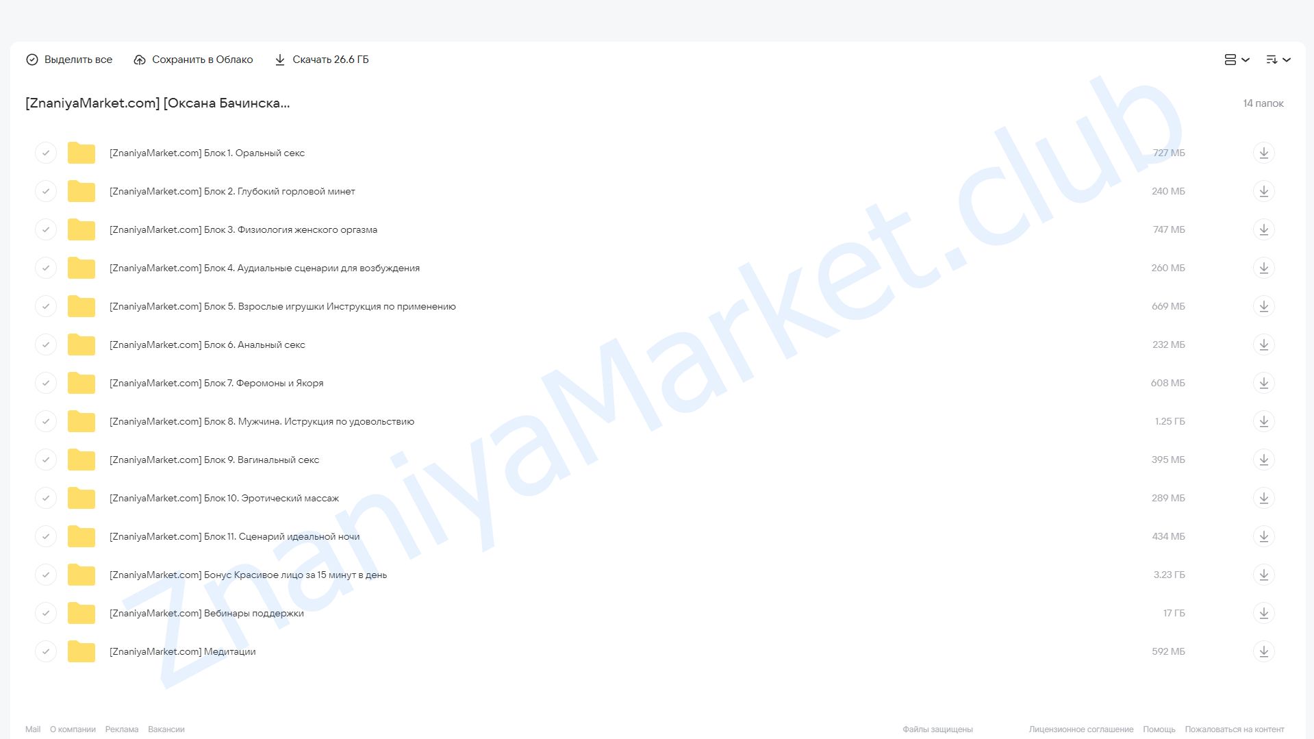 Формула Идеального Секса. Тариф Про. Май 2024 (Оксана Бачинская) облако mail, фото 2 из 2.