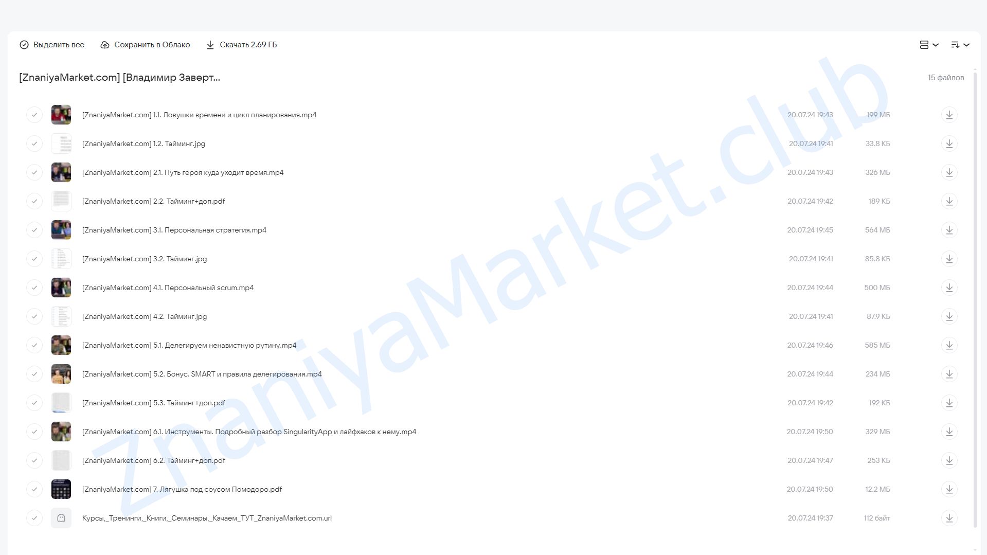 Сингулярный тайм-менеджмент (Владимир Завертайлов) облако mail, фото 2 из 2.