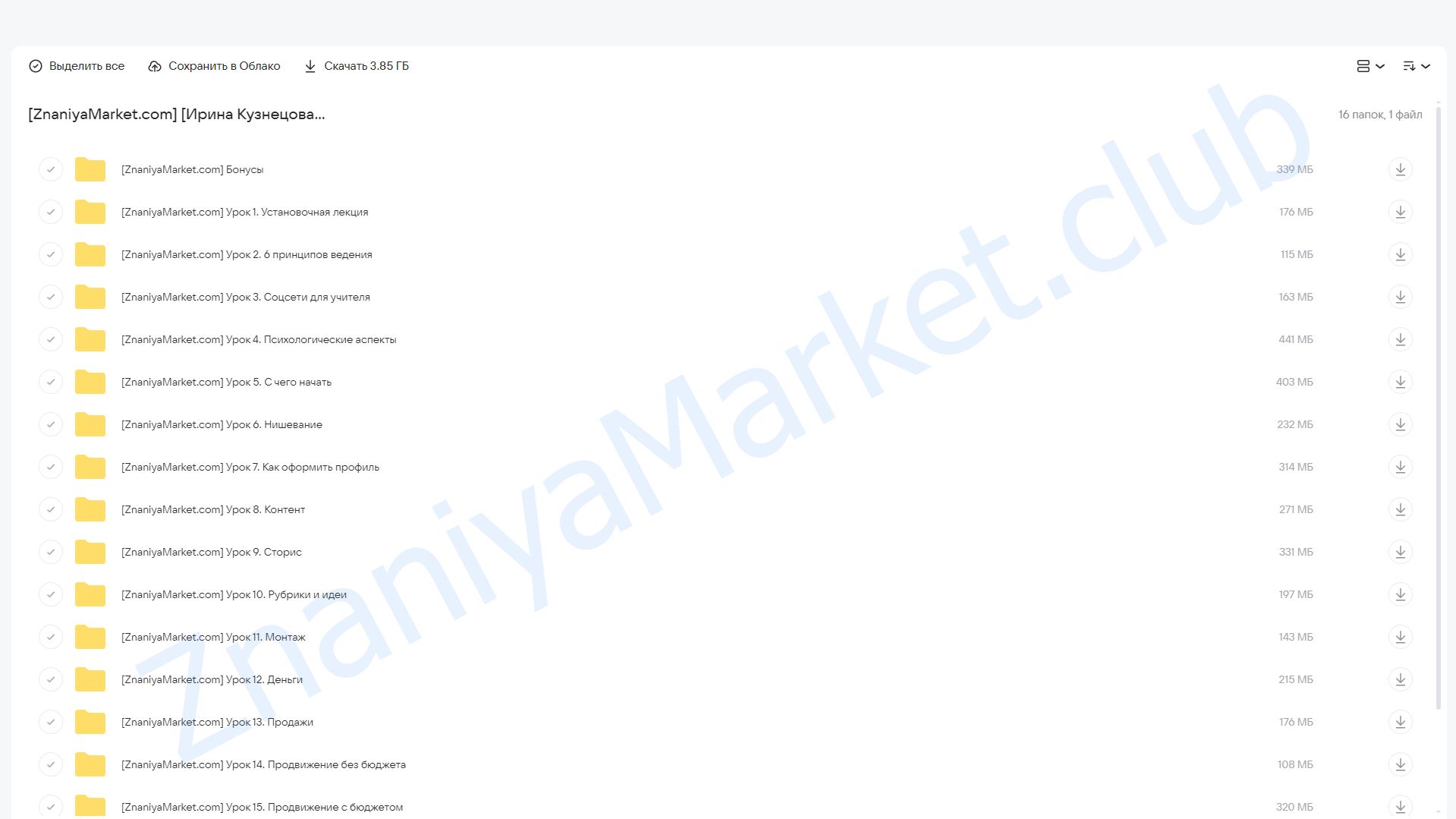 TeachersGram. Курс по соцсетям для преподавателя.тариф TeachersGram (Ирина Кузнецова) облако mail, фото 2 из 2.