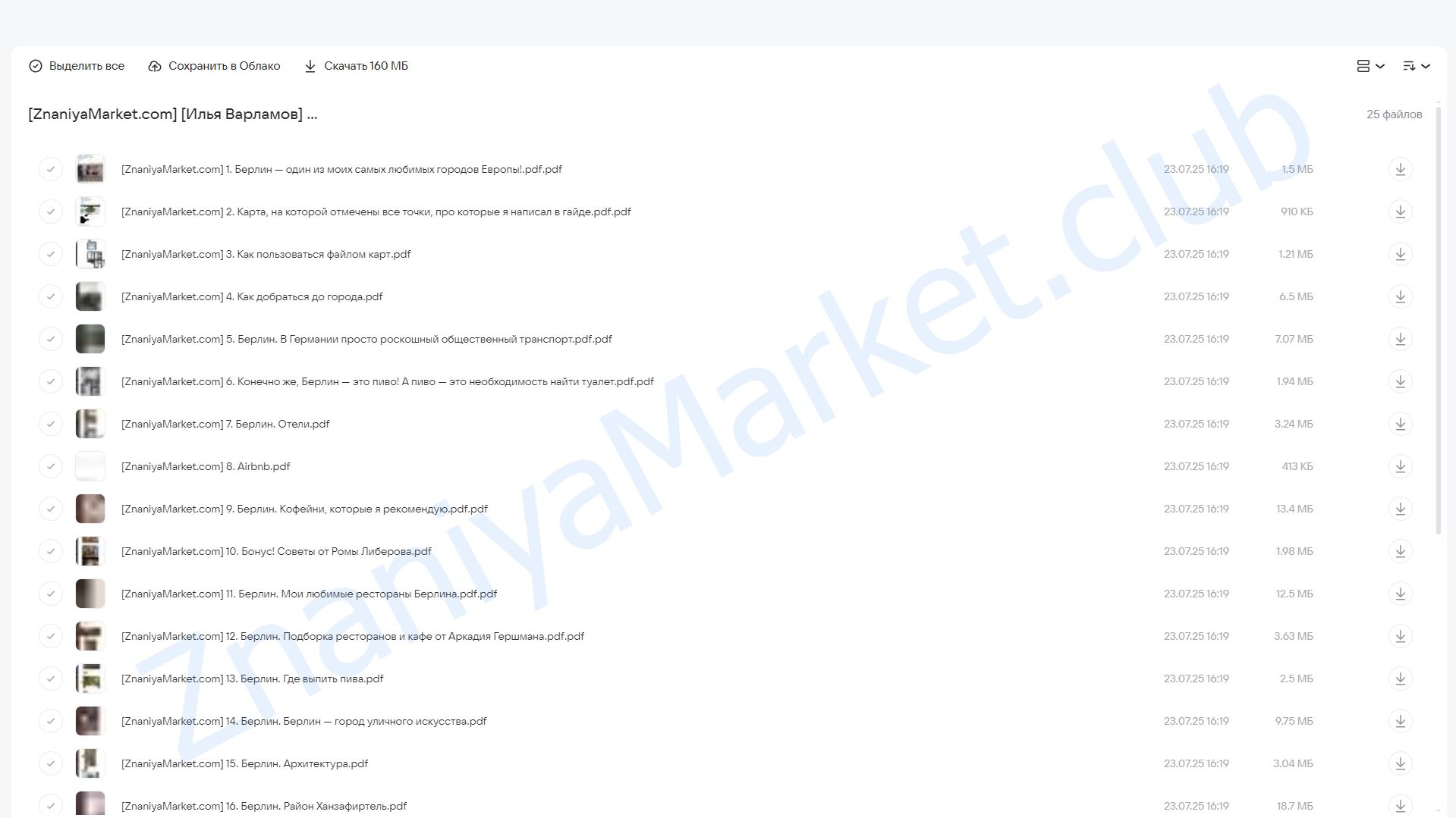 Путеводитель по городу Берлин (Илья Варламов) облако mail, фото 2 из 2.