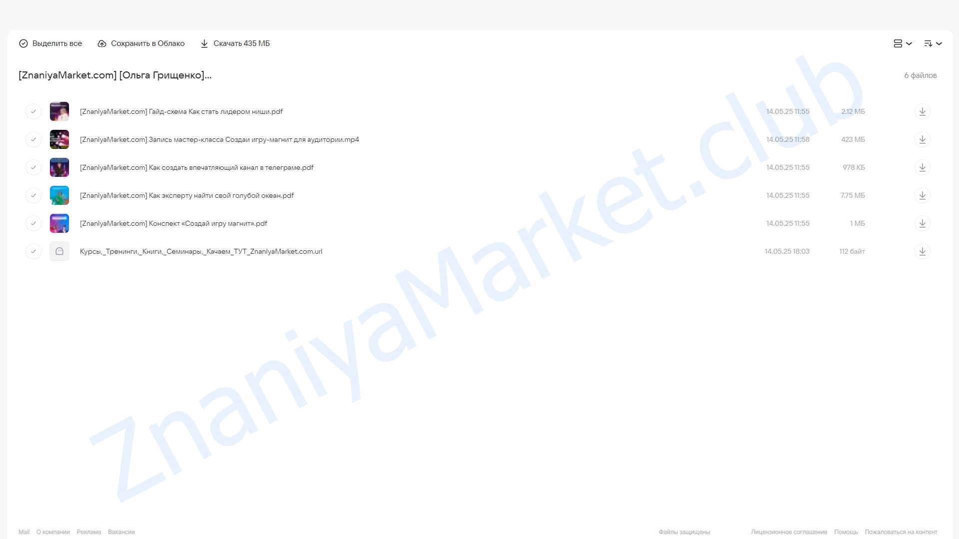 [F5game] Создай игру–магнит для аудитории (Ольга Грищенко) облако mail, фото 2 из 2.