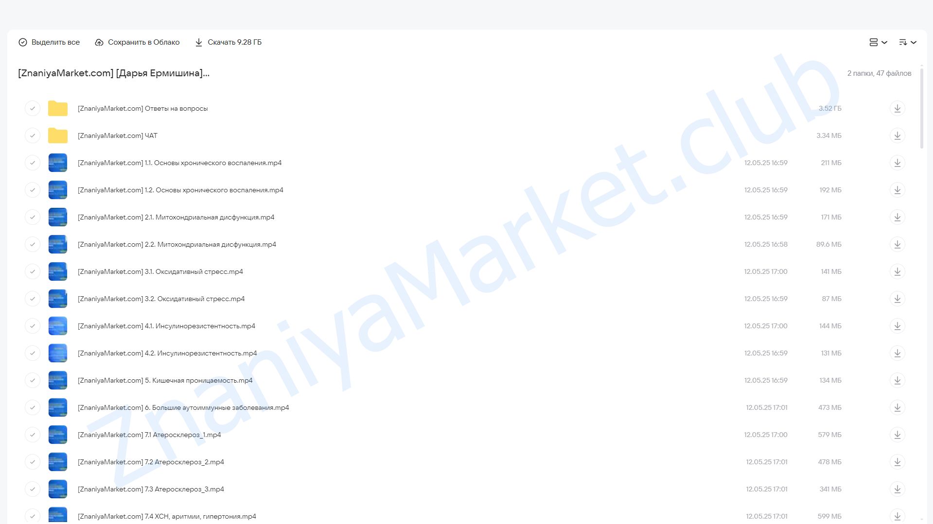 Как победить хроническое воспаление в своем организме. Тариф Максимум (Дарья Ермишина) облако mail, фото 2 из 2.